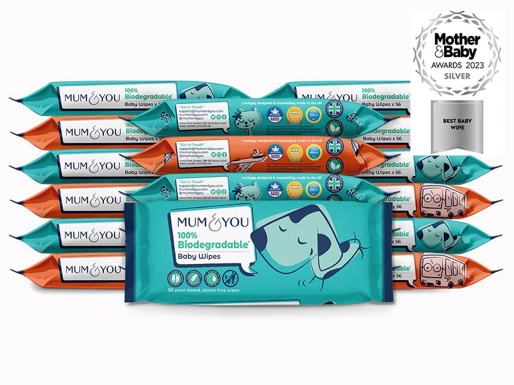 100% Biodegradable Baby Wipes