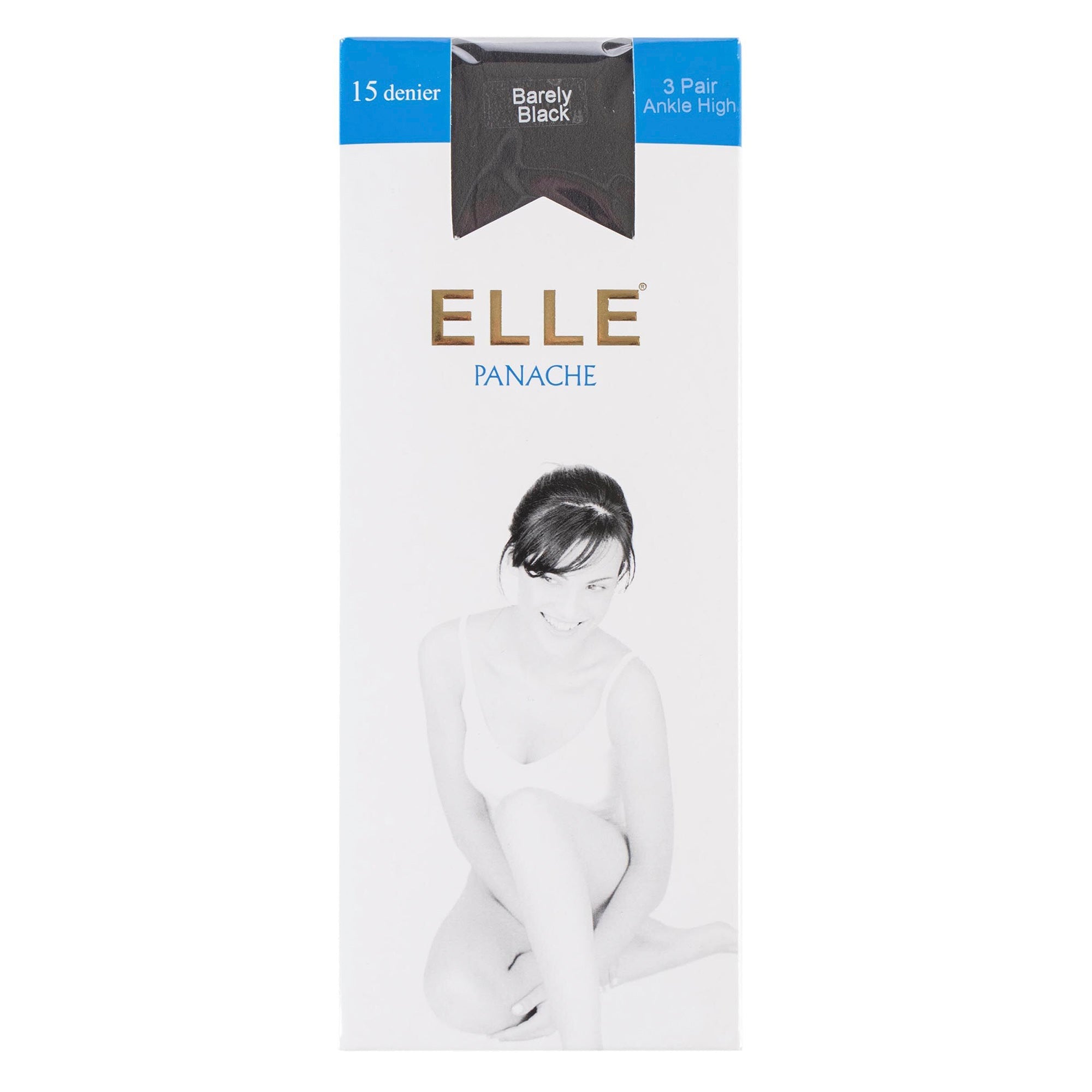 3 Pack Ladies 15 Denier 100% Nylon Ankle Highs - Sheer Lightweight Comfort