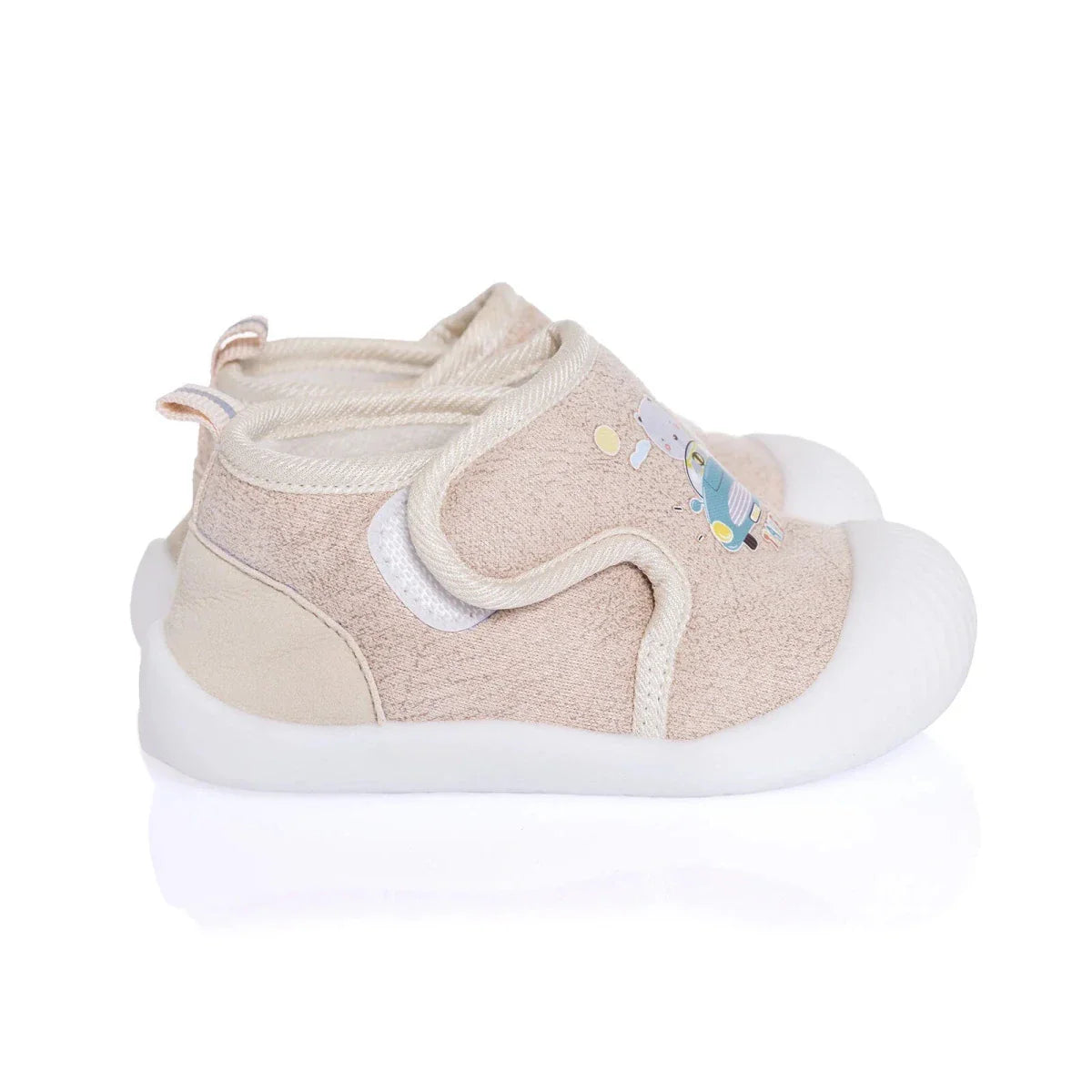 HelloBaby Boys First Step Shoes - Salmon