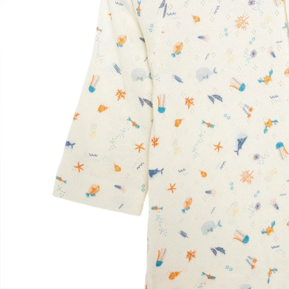 Bebetto Ship Boy Boy Cardigan - Footed Bottom - Navy Blue