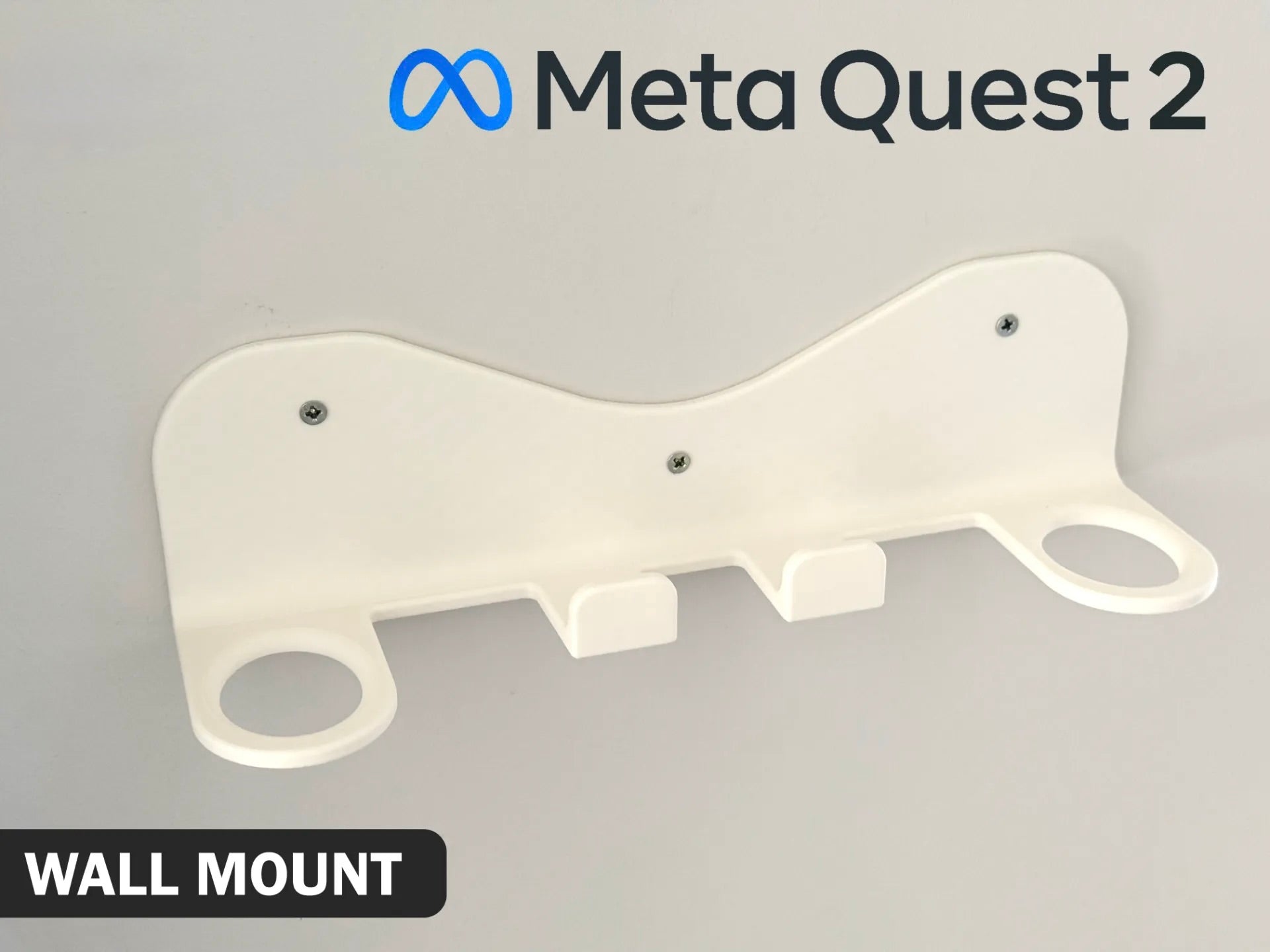 Wall Mount for Meta Quest | VR Headset Holder | Game Controller Storage