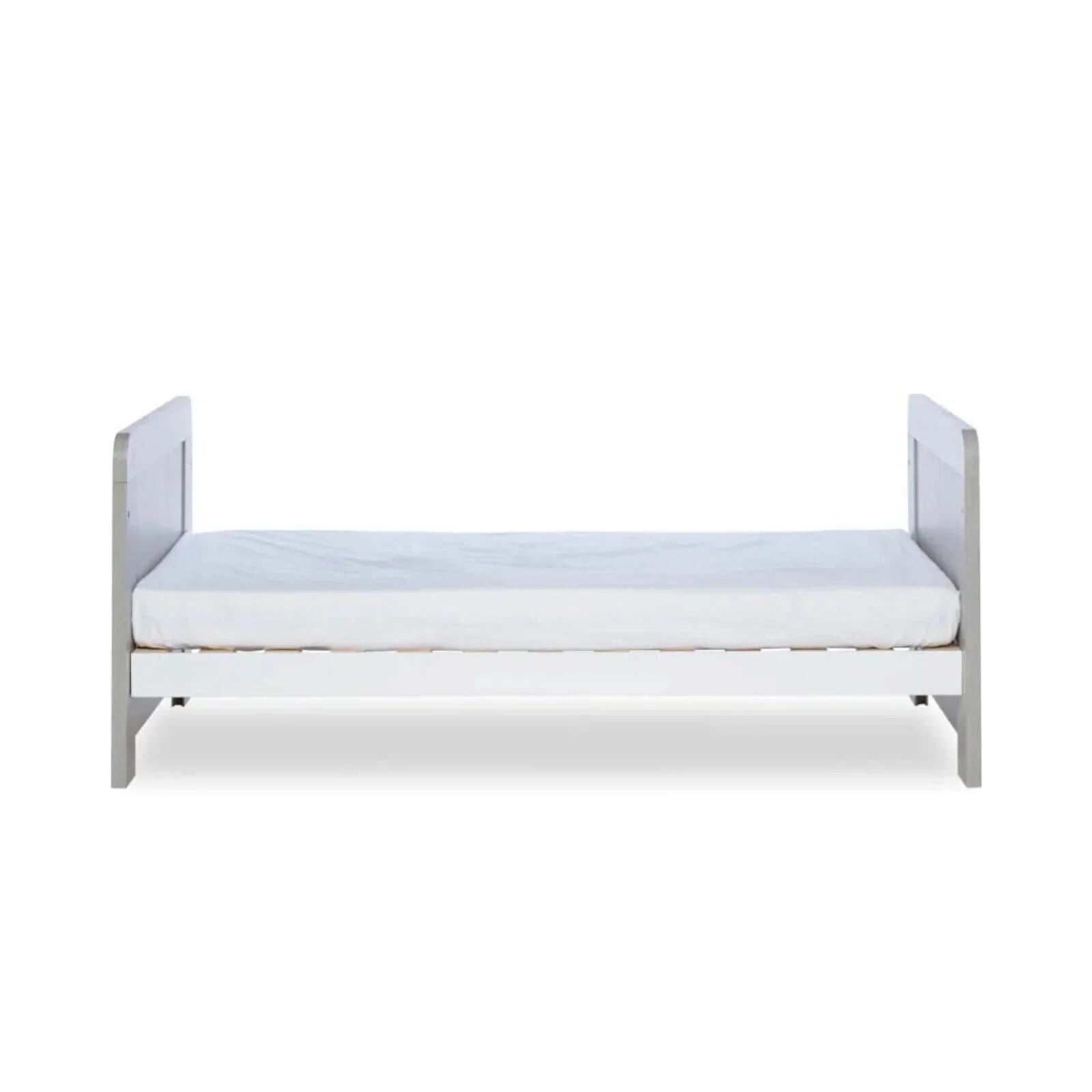 Ickle Bubba Pembrey Cot Bed Ash Grey - Premium Sprung Mattress
