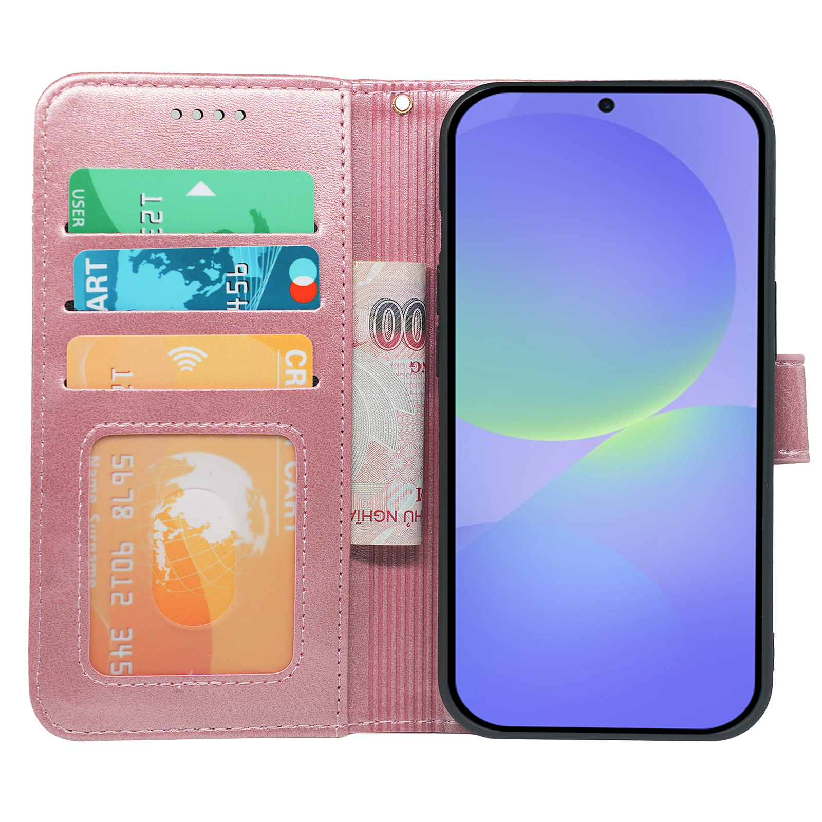 Samsung Galaxy A36/A56 Book Flip Case Leather Wallet
