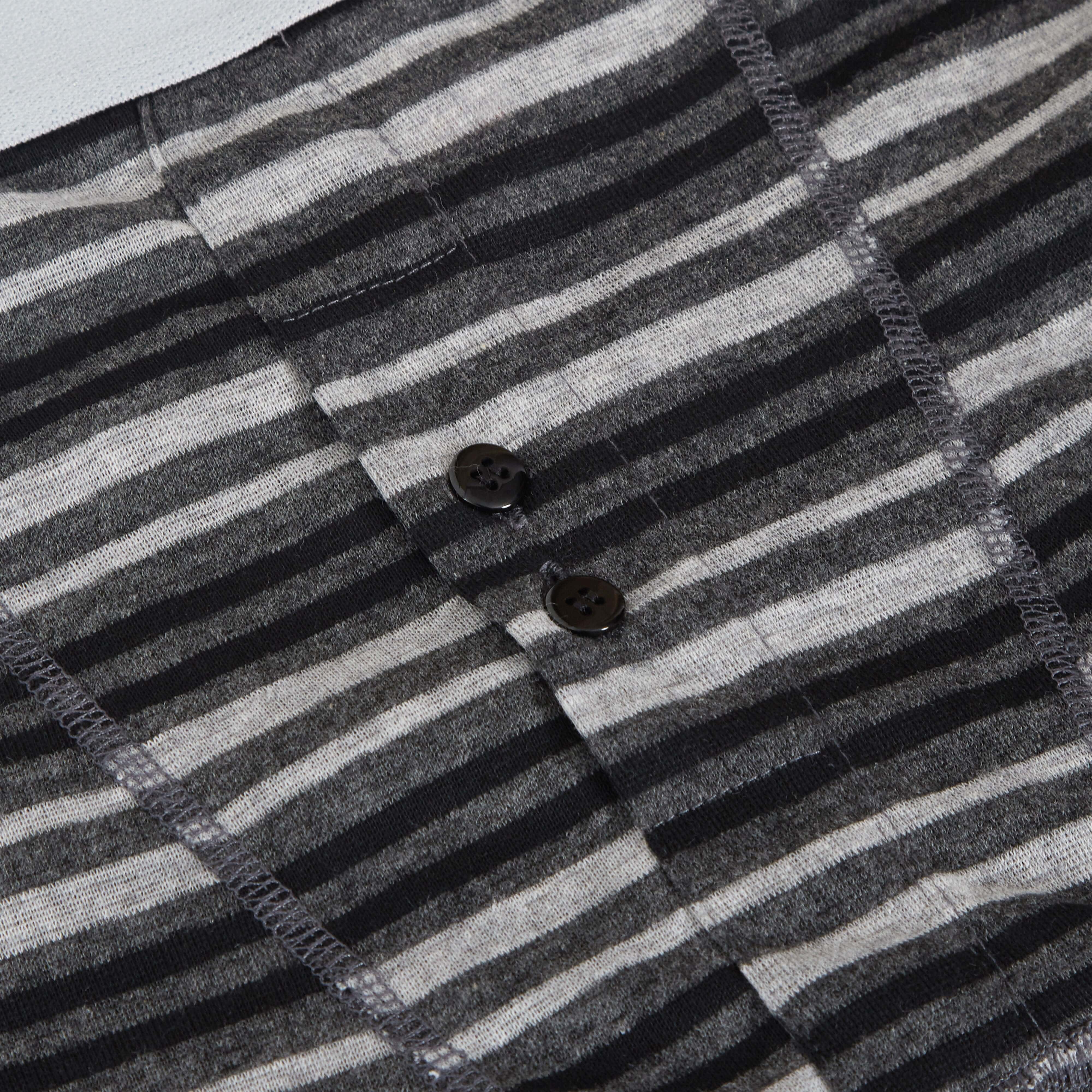6 Pack Striped Black Grey Cotton Stretch Boxer Shorts Menswear Classic Activewear Breathable Soft and Durable Underwear for Men by Sock Stack