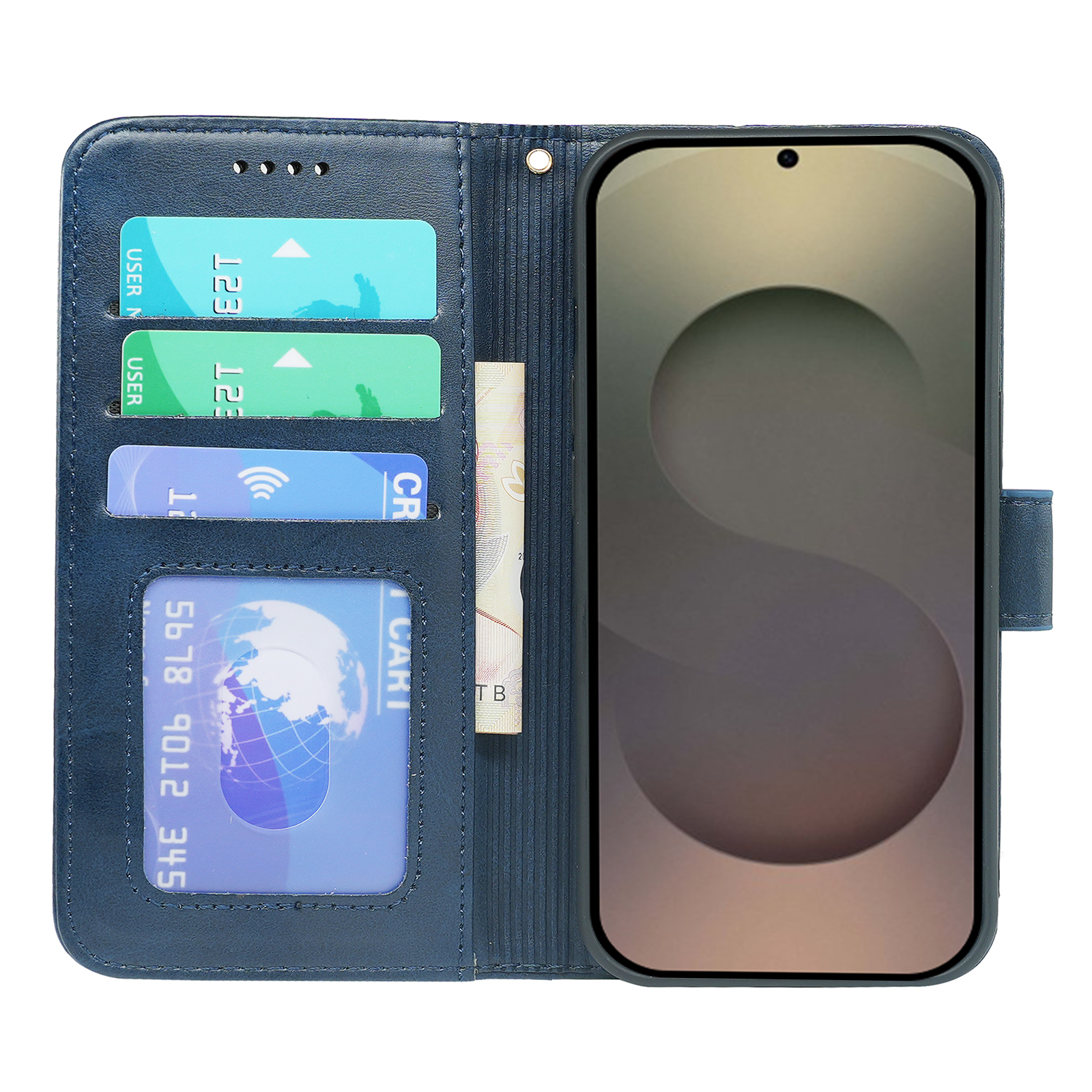Samsung Galaxy A57 Book Flip Case Leather Wallet