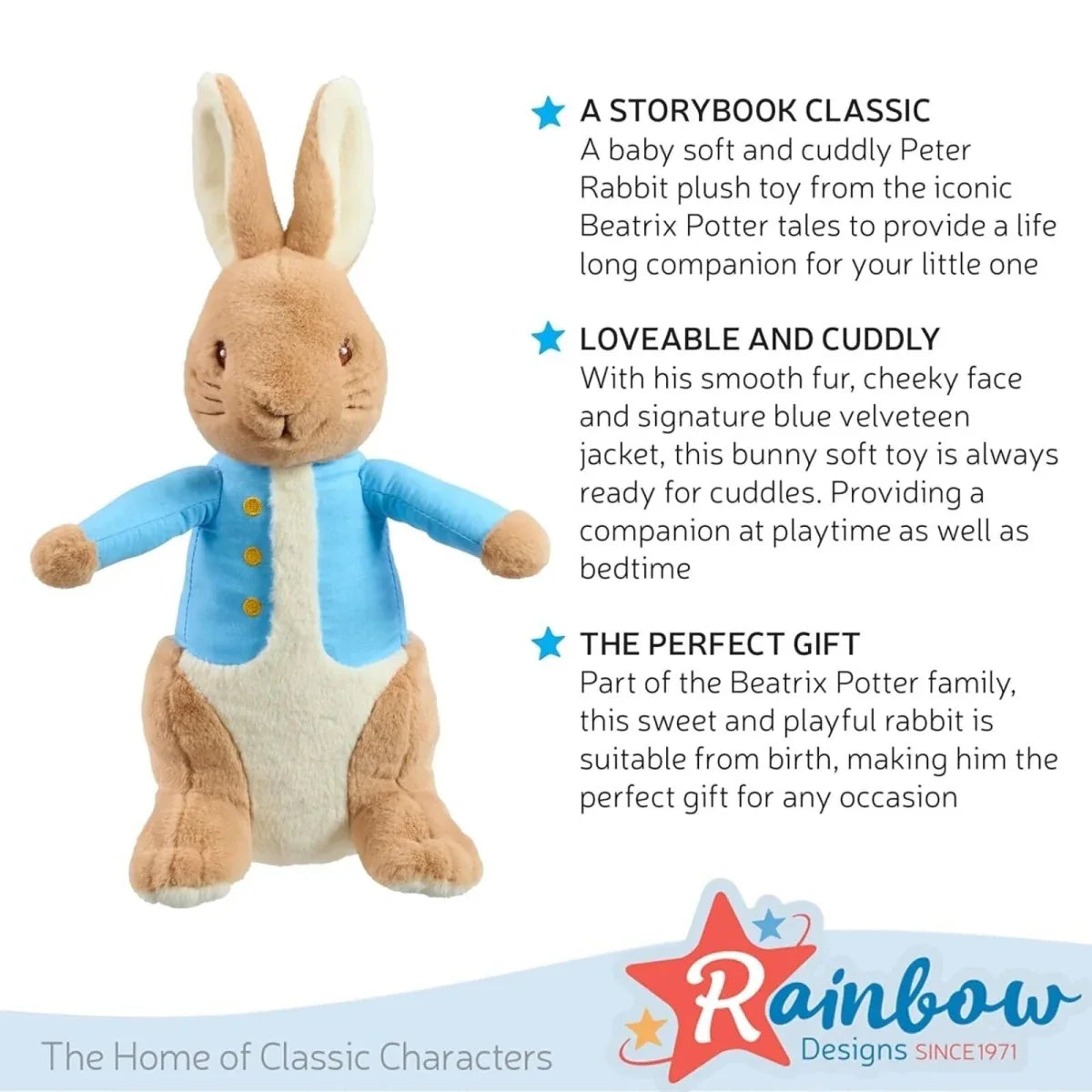 Peter Rabbit Large Soft Toy 24cm