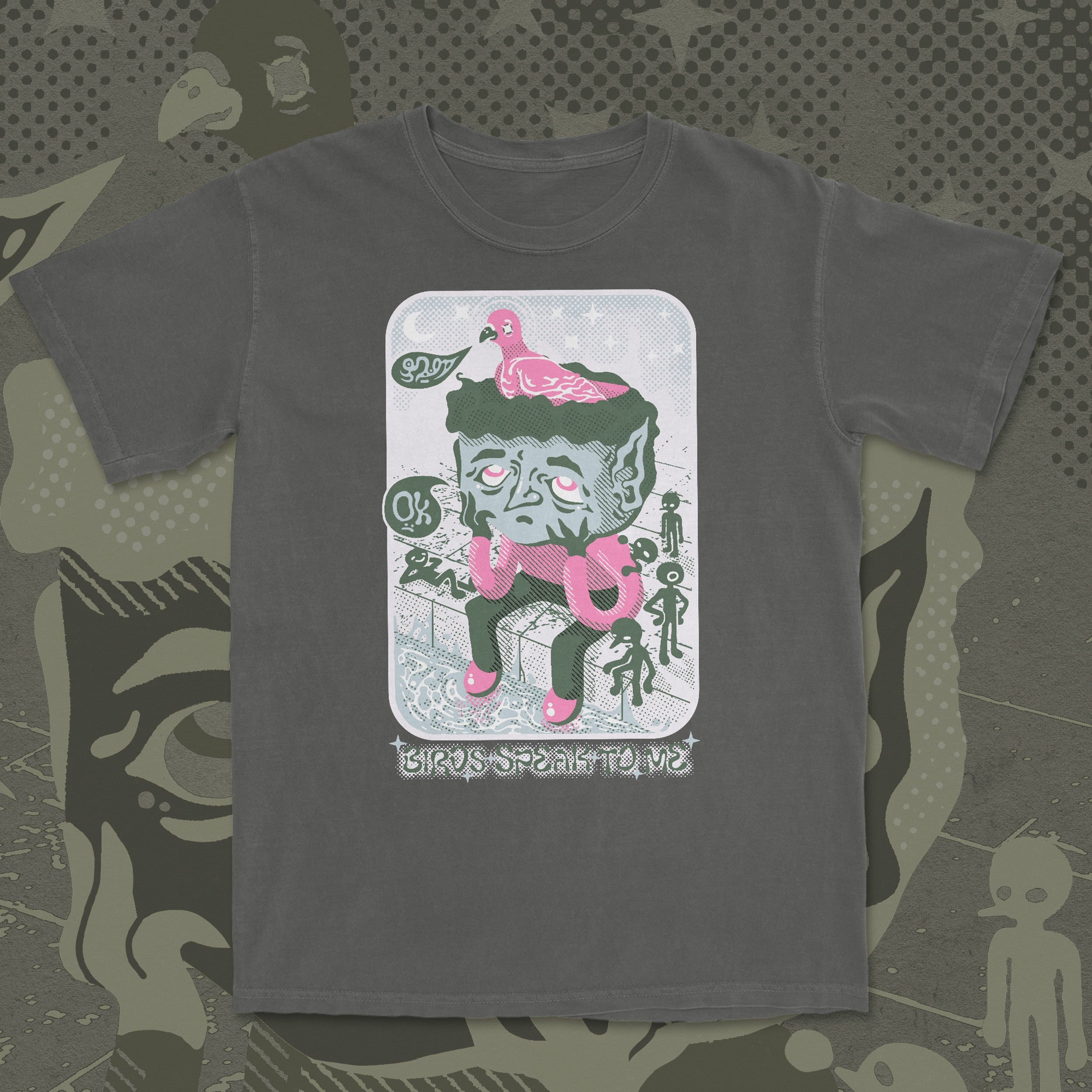 birds speak to me - t-shirt