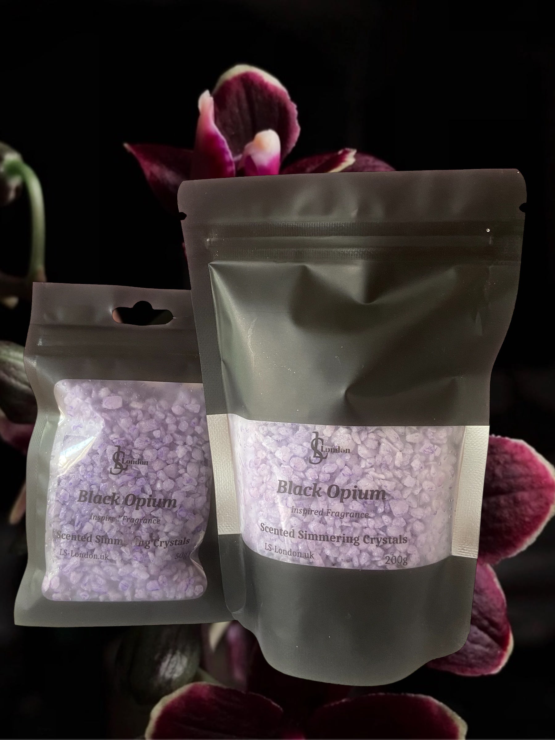 Black Opium Inspired (Dupe), Scented Simmering Crystals (Sizzlers)