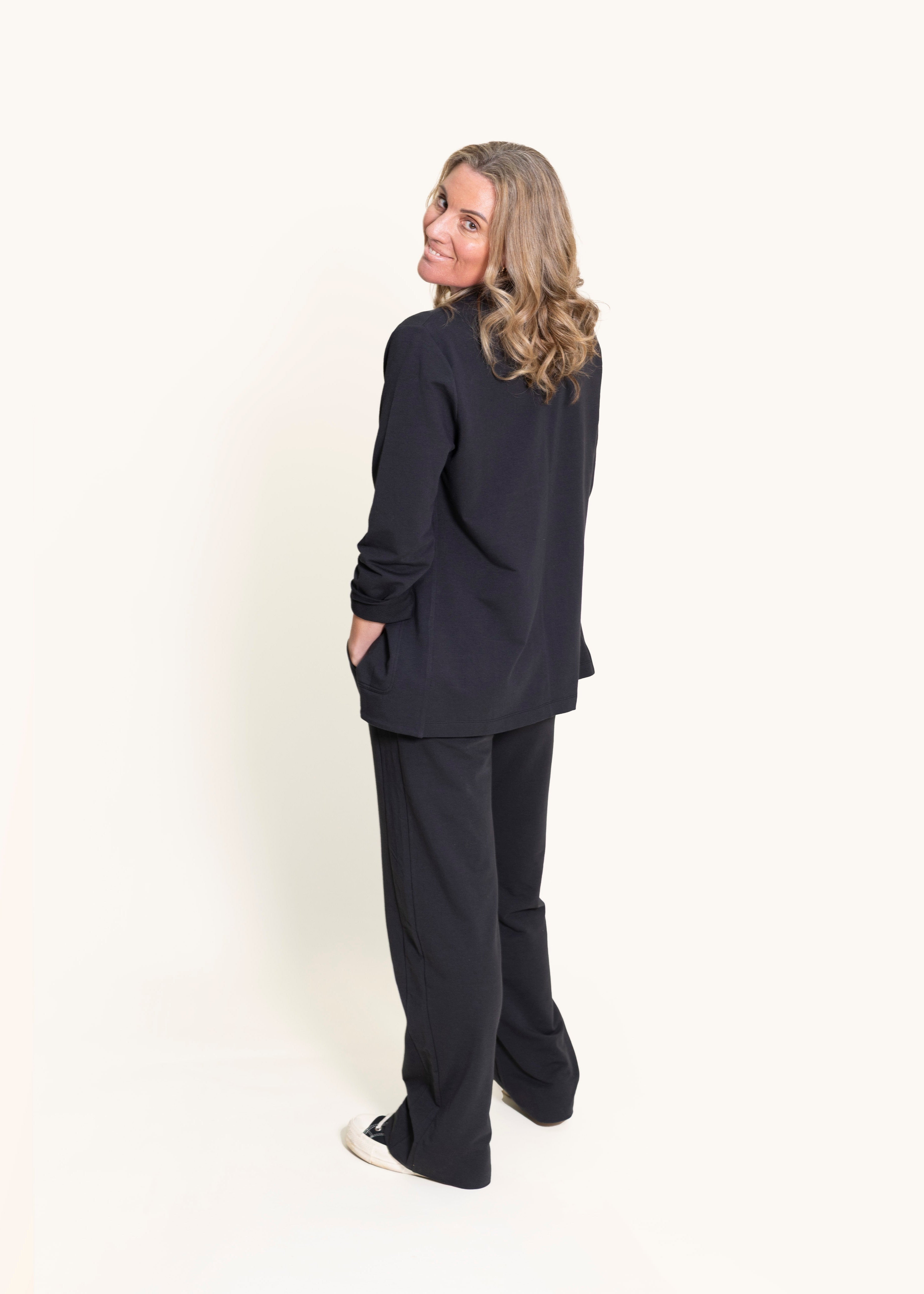 CIRCE soft blazer, charcoal