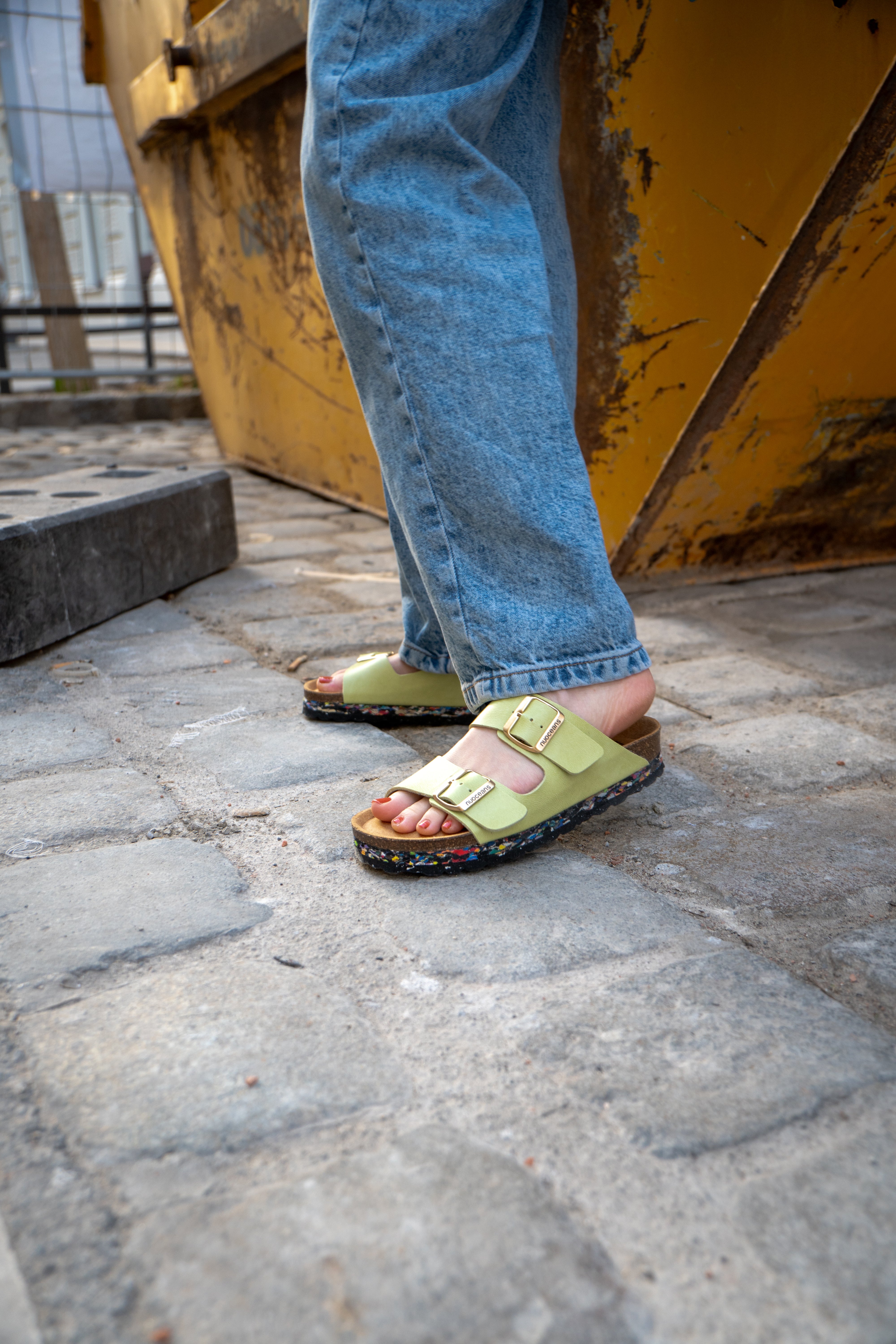 MATCHA | Sandal Green