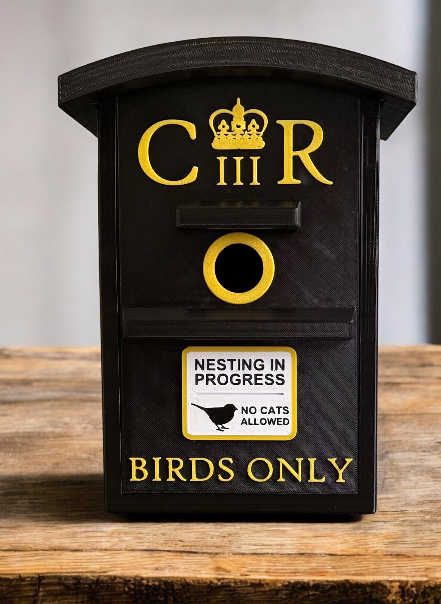 UK Postbox Bird Box | Unique Birdhouse for Gardens & Bird Lovers | Garden Decor | Nest Box | Personalised