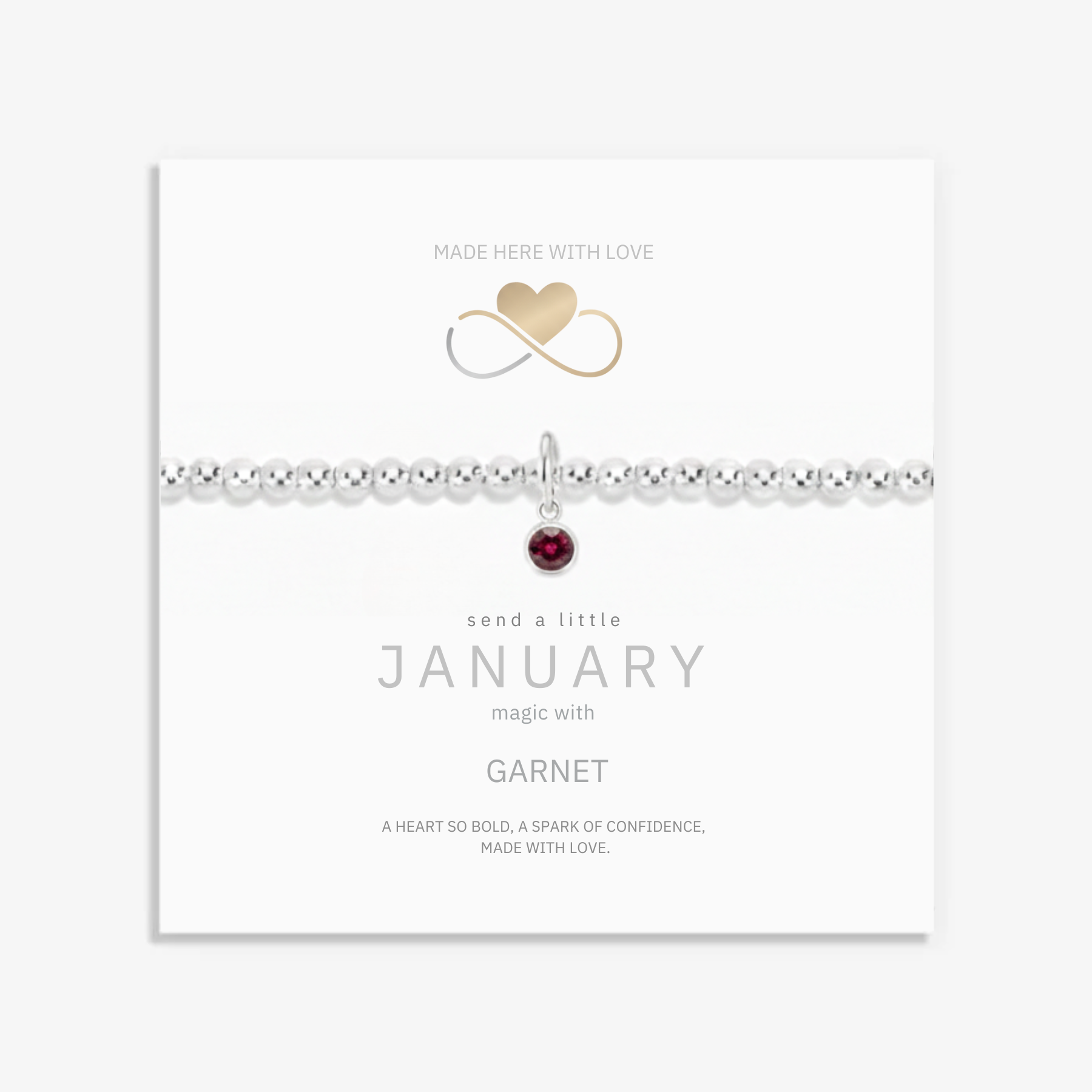 Garnet Jewellery Set | Bracelet & Ring Set