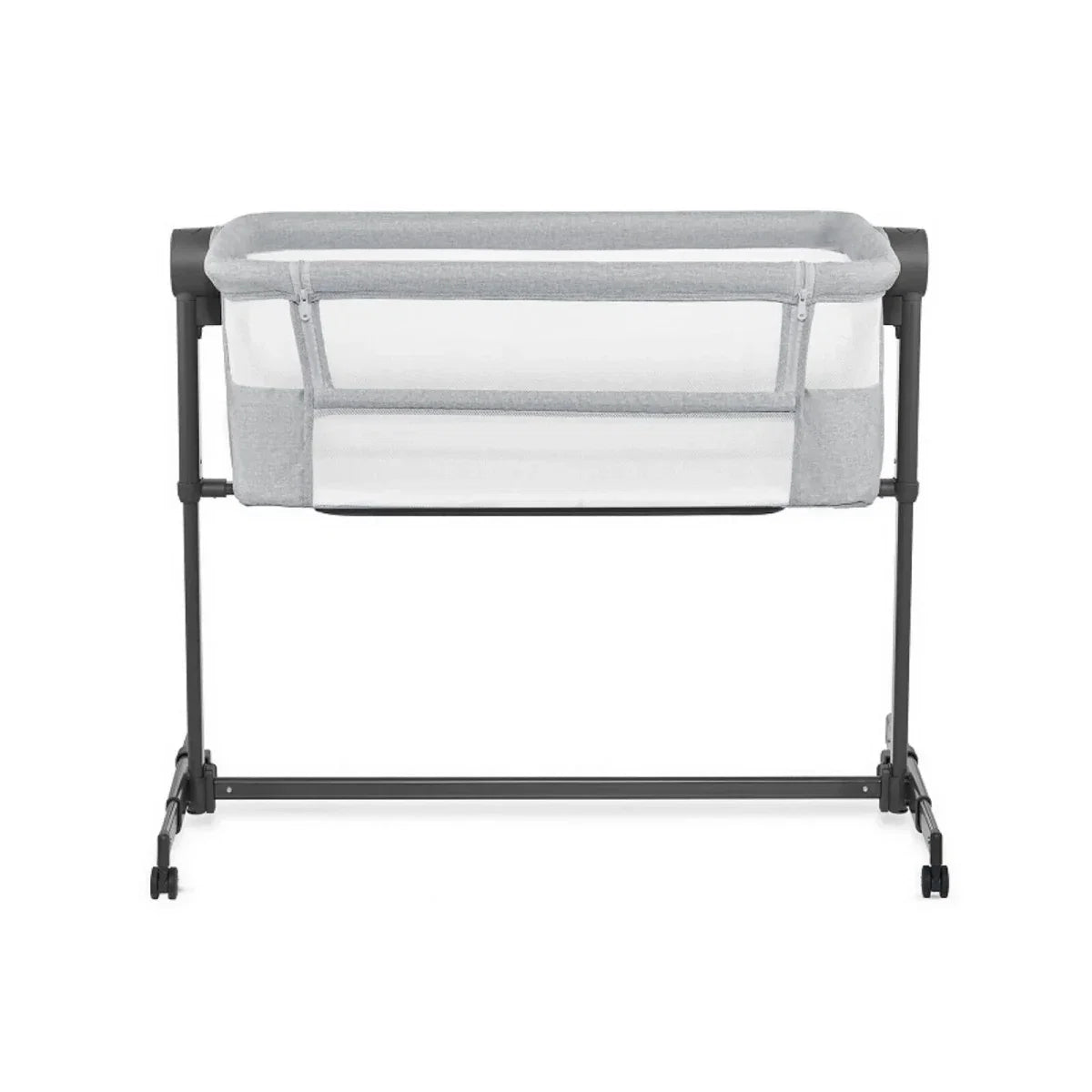 Kinderkraft Nestee Up 2 Bedside Crib - Light Grey