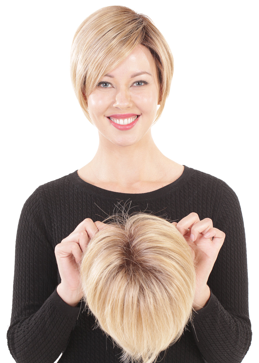 Lace Front Mono Topper 6" by Belle Tress • Topper Collection