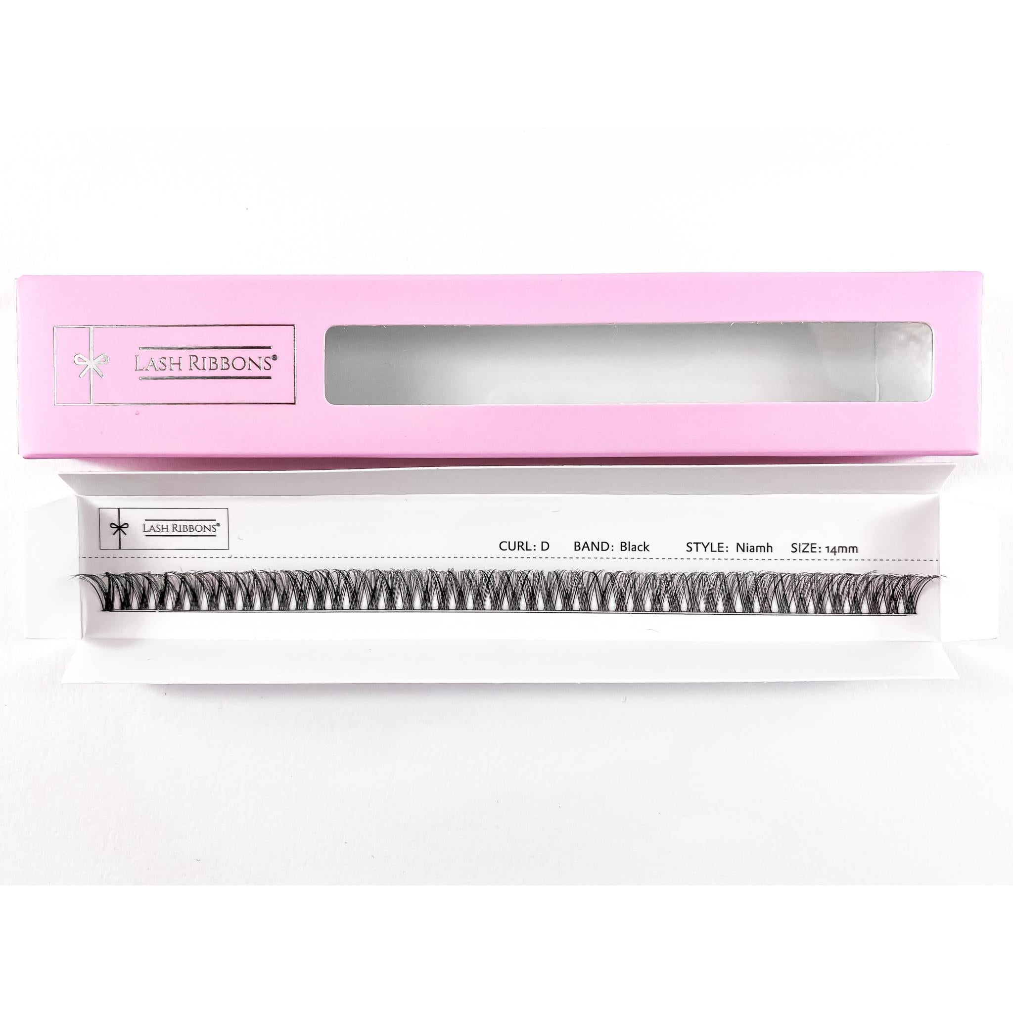 3D 'C' Curl Black / Brown Lash Ribbons® Starter Kit (With Clear Lash Bond)