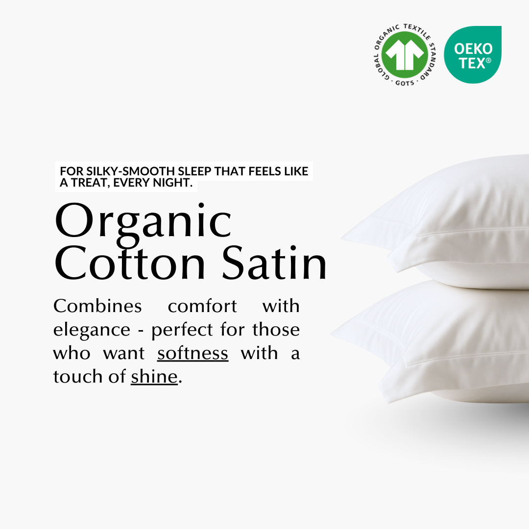 Bed Sheet Set (Organic Cotton Satin)