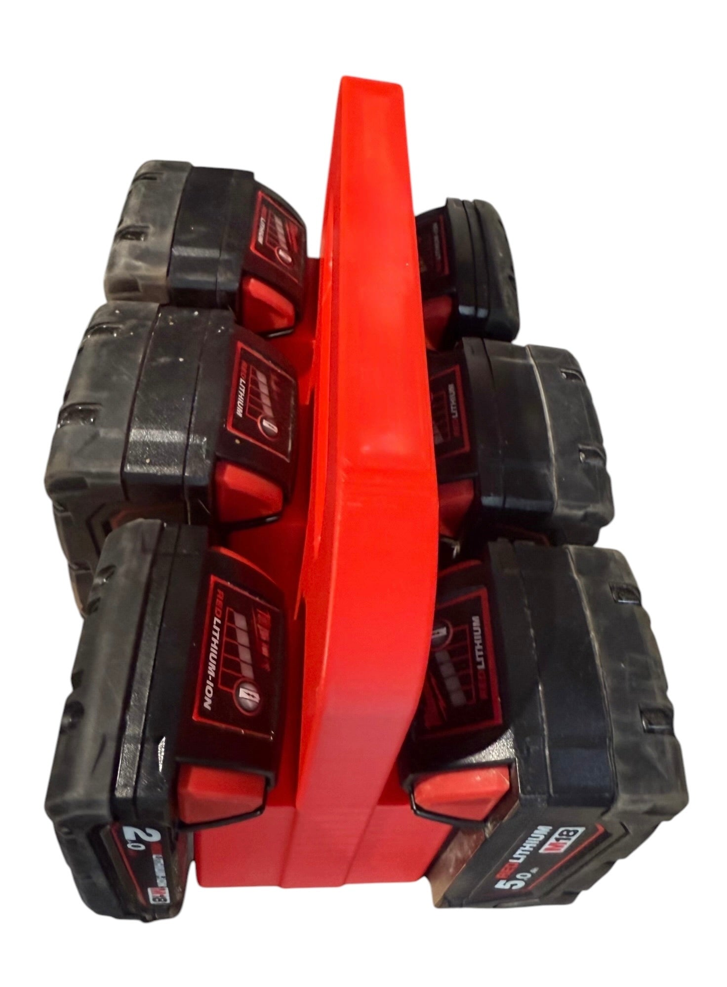 Milwaukee M18 18v Battery Carrier for 4 or 6 Batteries | DIY Gift | Builders Gift | Gift For Dad | Heavy Duty | Personalisable | Christmas Gift Idea