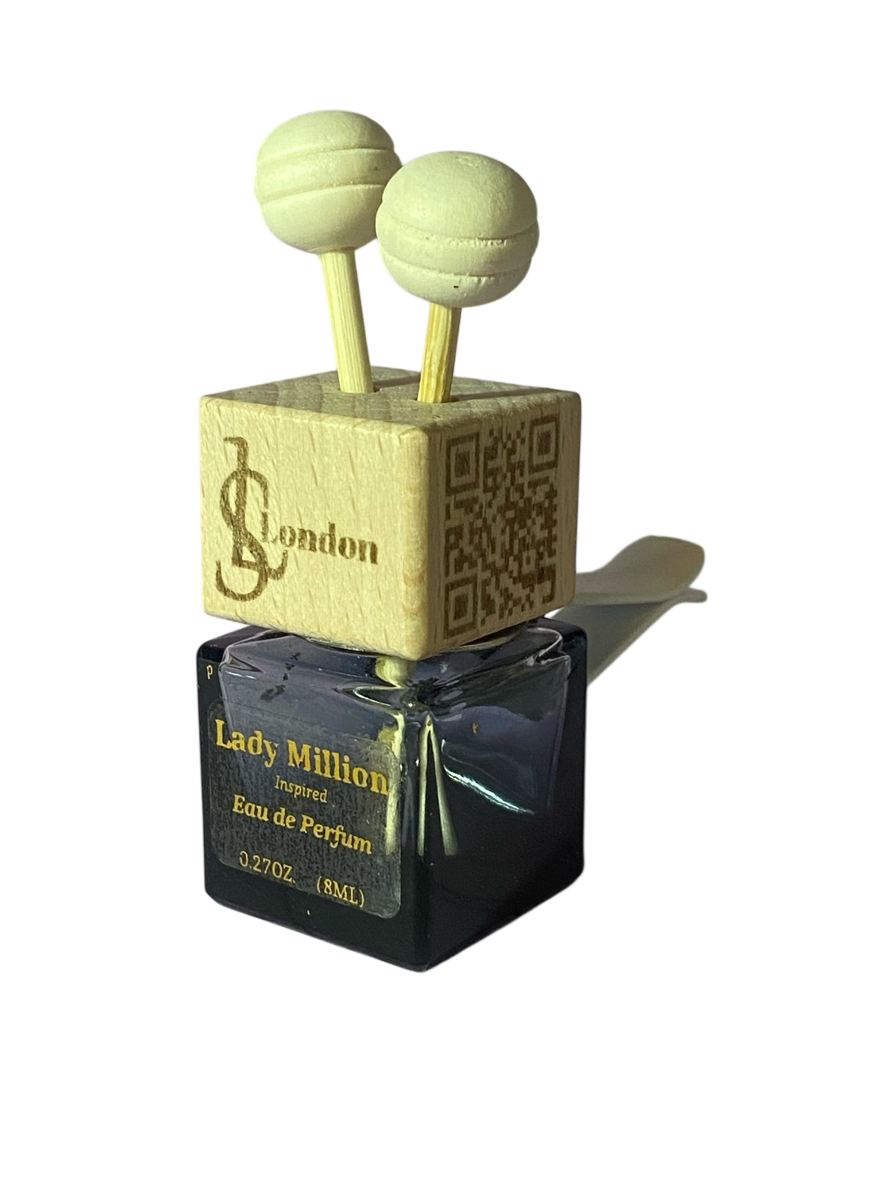 Lady Million Inspired Fragrance 8ml Hanging Or Clip on Car Diffuser