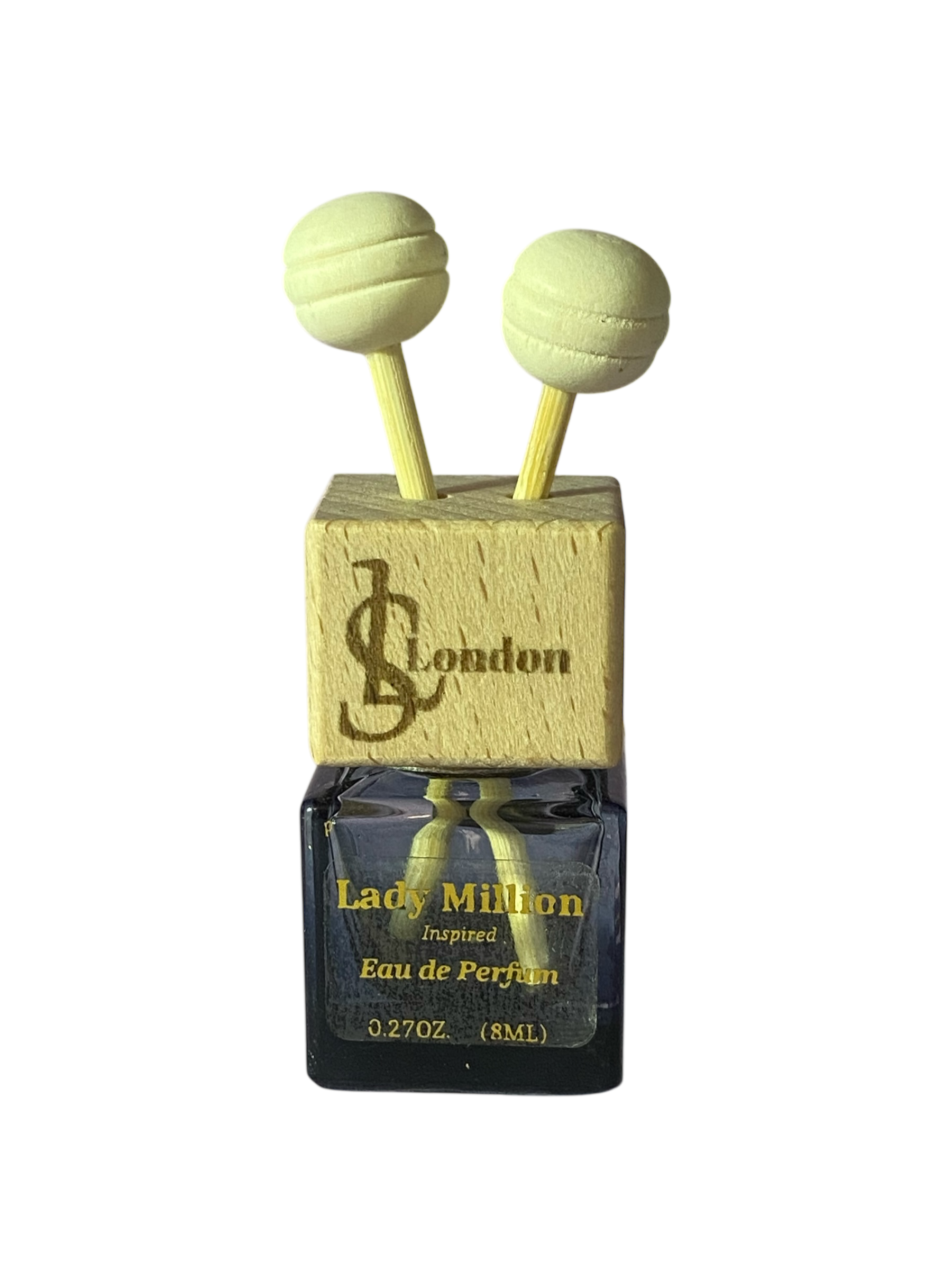 Lady Million Inspired Fragrance 8ml Hanging Or Clip on Car Diffuser