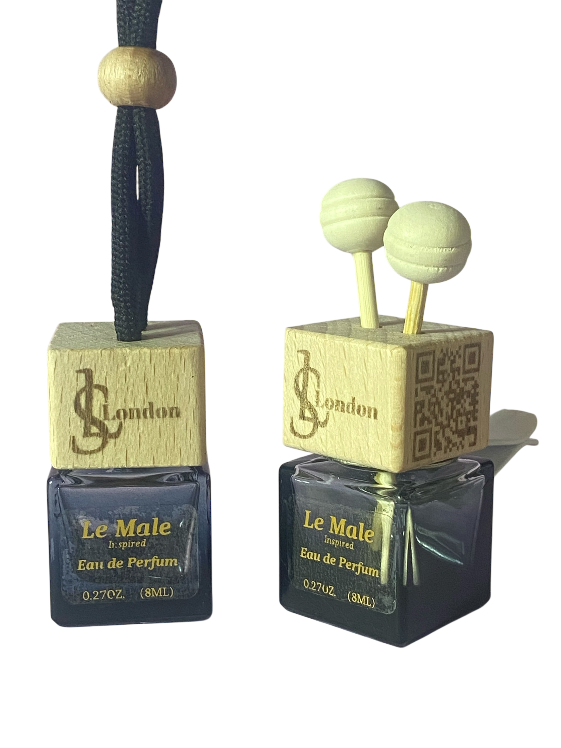 Le Male Inspired Fragrance 8ml Hanging Or Clip on Car Diffuser