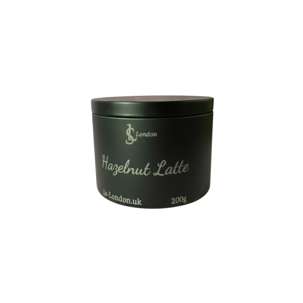 Hazelnut Latte Luxury Scented Candle Tin 200g