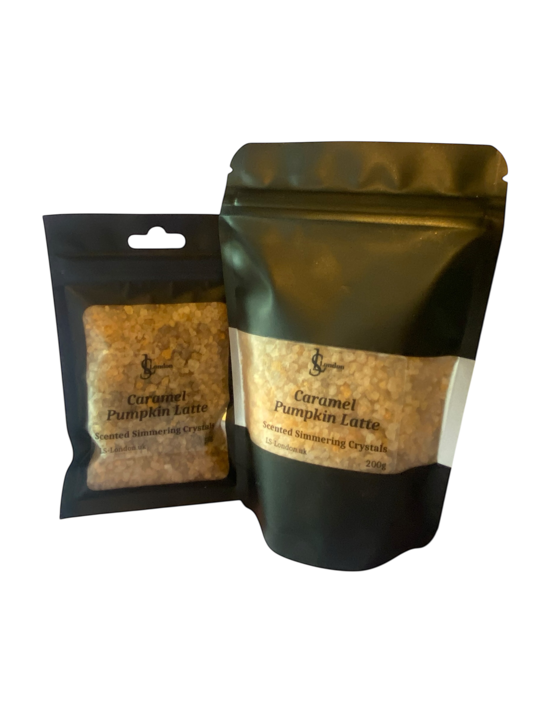 Caramel Pumpkin Latte, Halloween Inspired Scented Simmering Crystals (Sizzlers)