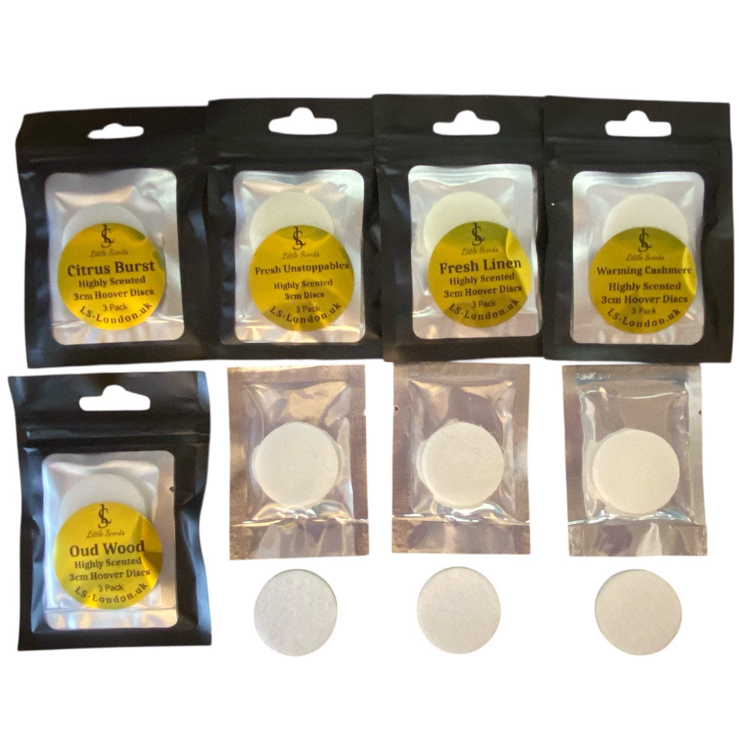 5 Classic Scented Vacuum Hoover Discs Bundle