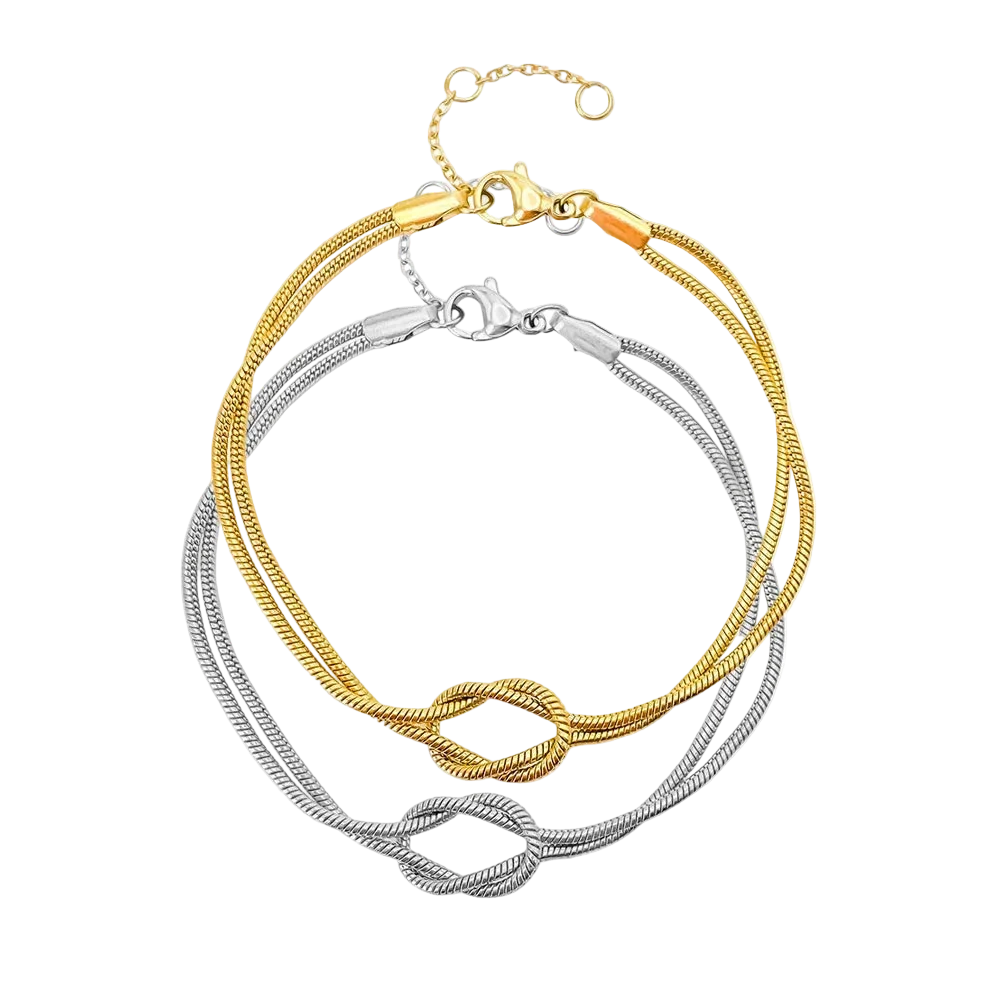 Snake Chain Knot Bracelet