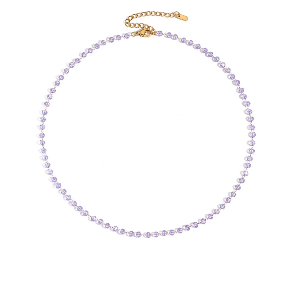 Crystal Beads Necklaces