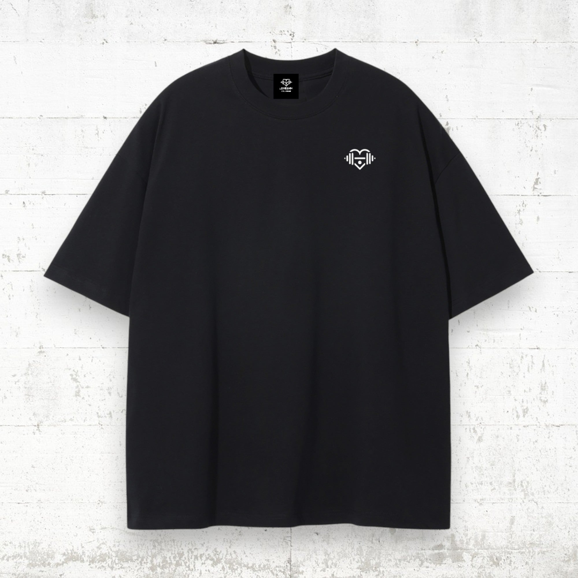 LOVEGYM Oversized Pure Cotton T-Shirt