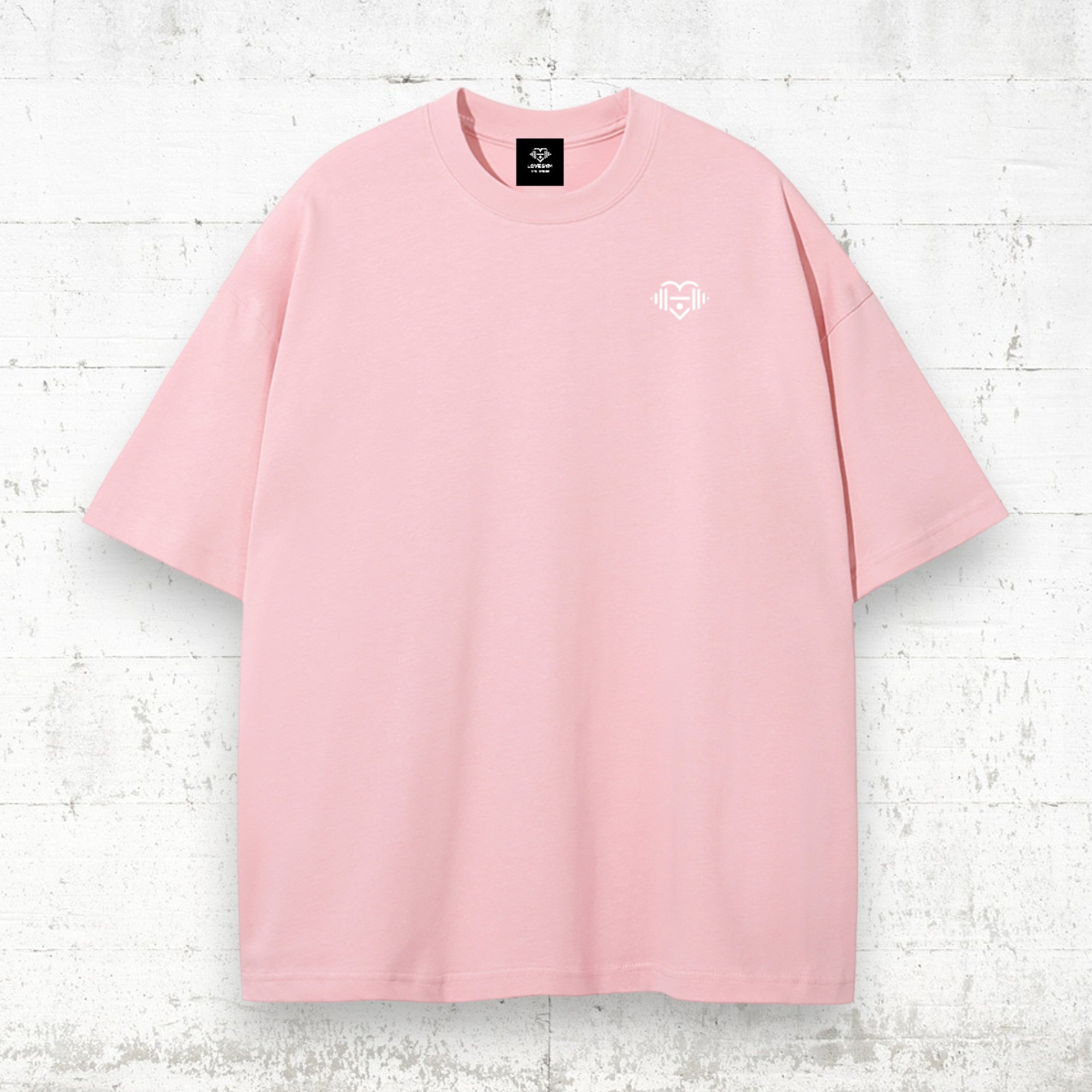 LOVEGYM Oversized Pure Cotton T-Shirt