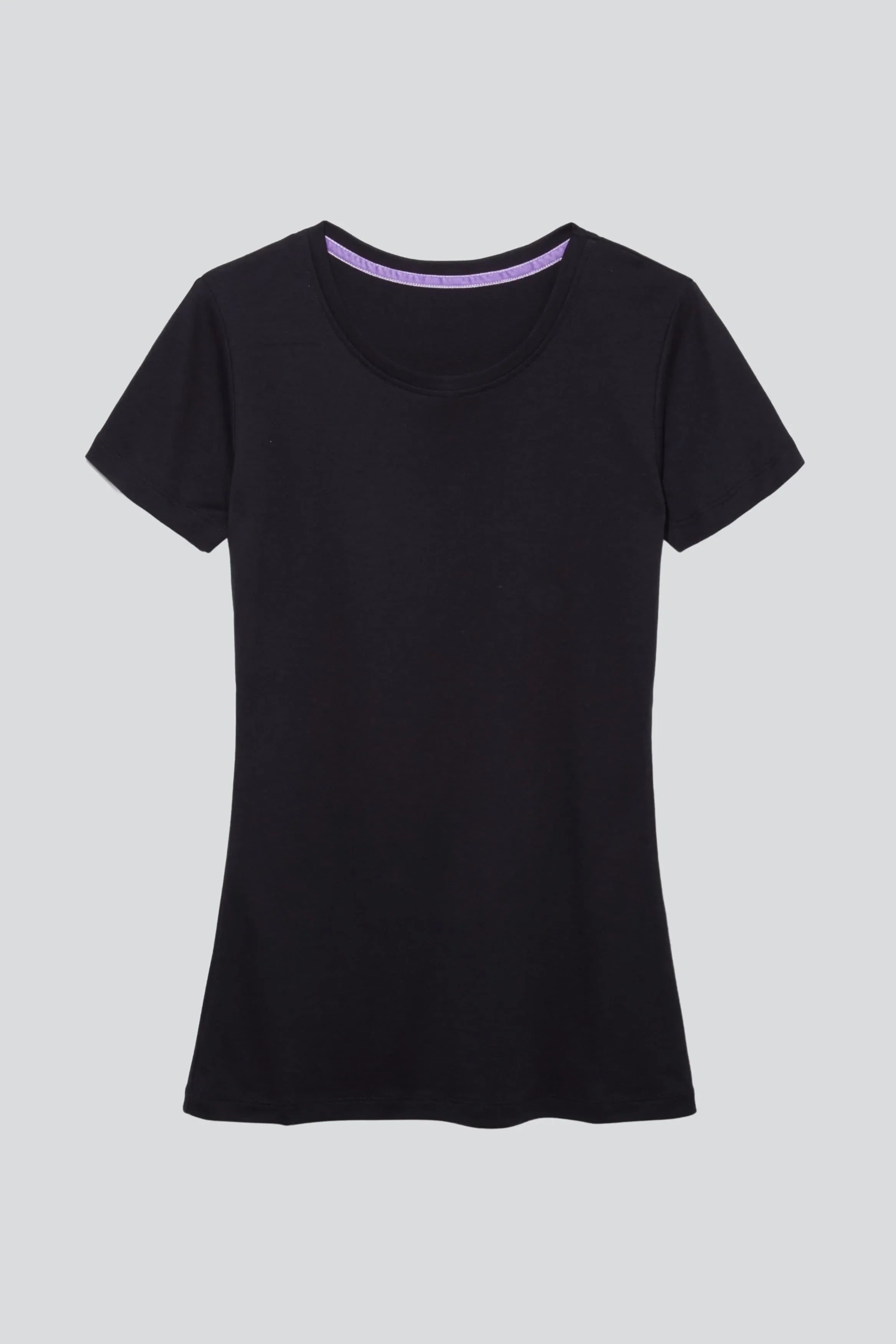 Short Sleeve Crew Neck Cotton Modal Blend T-shirt