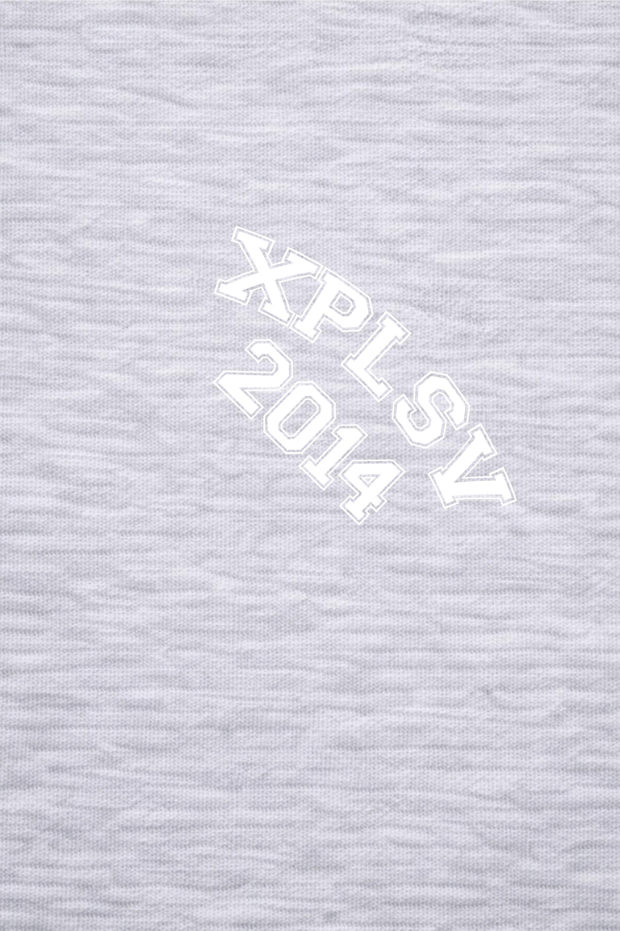 XAPE Campus Script Tee - Sports Grey