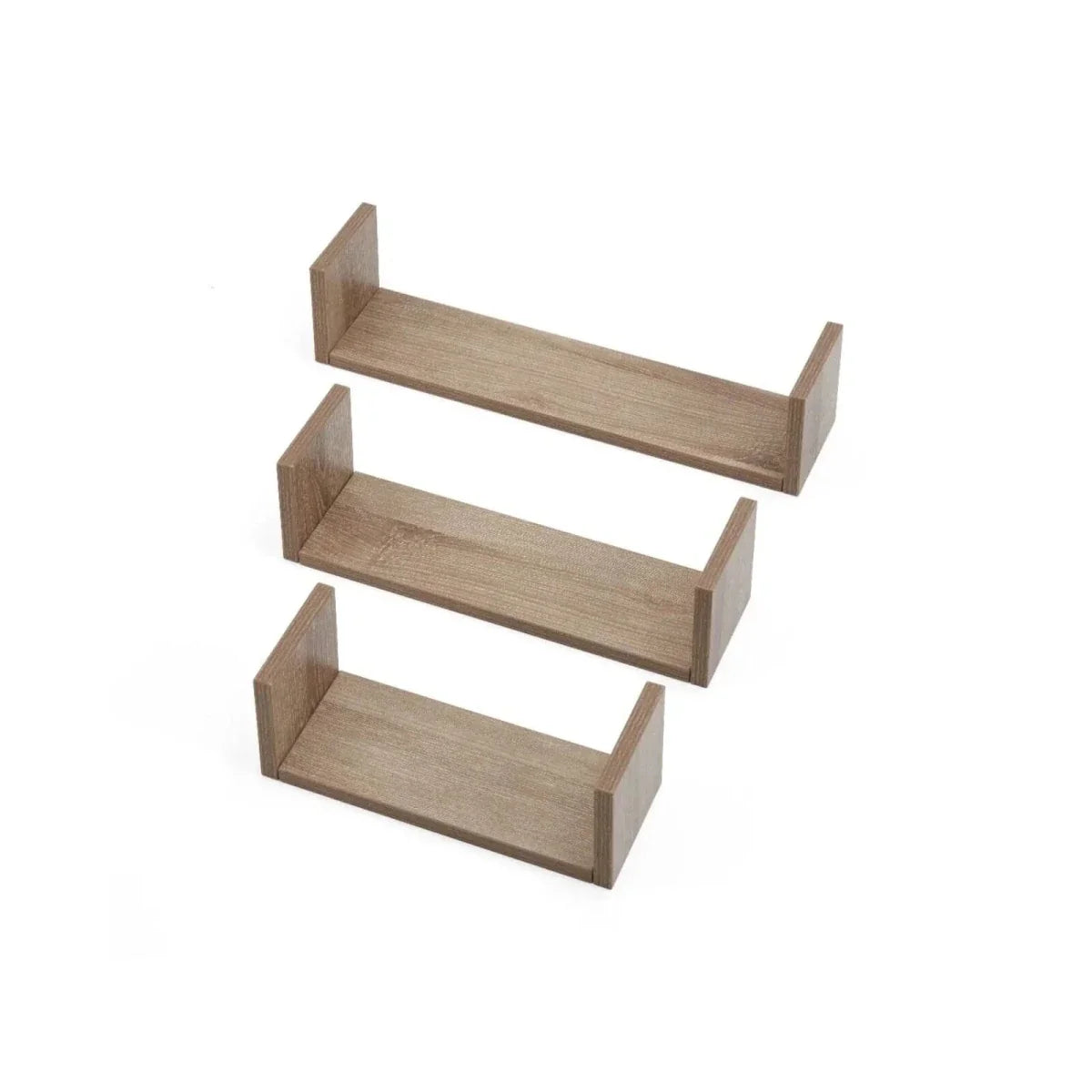 Tutti Bambini Modena U-Shaped Wall Shelves 3 pcs - Oak