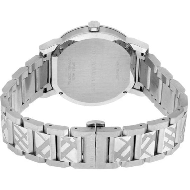 Burberry BU9037 The City Unisex Silver & Rose Gold Watch