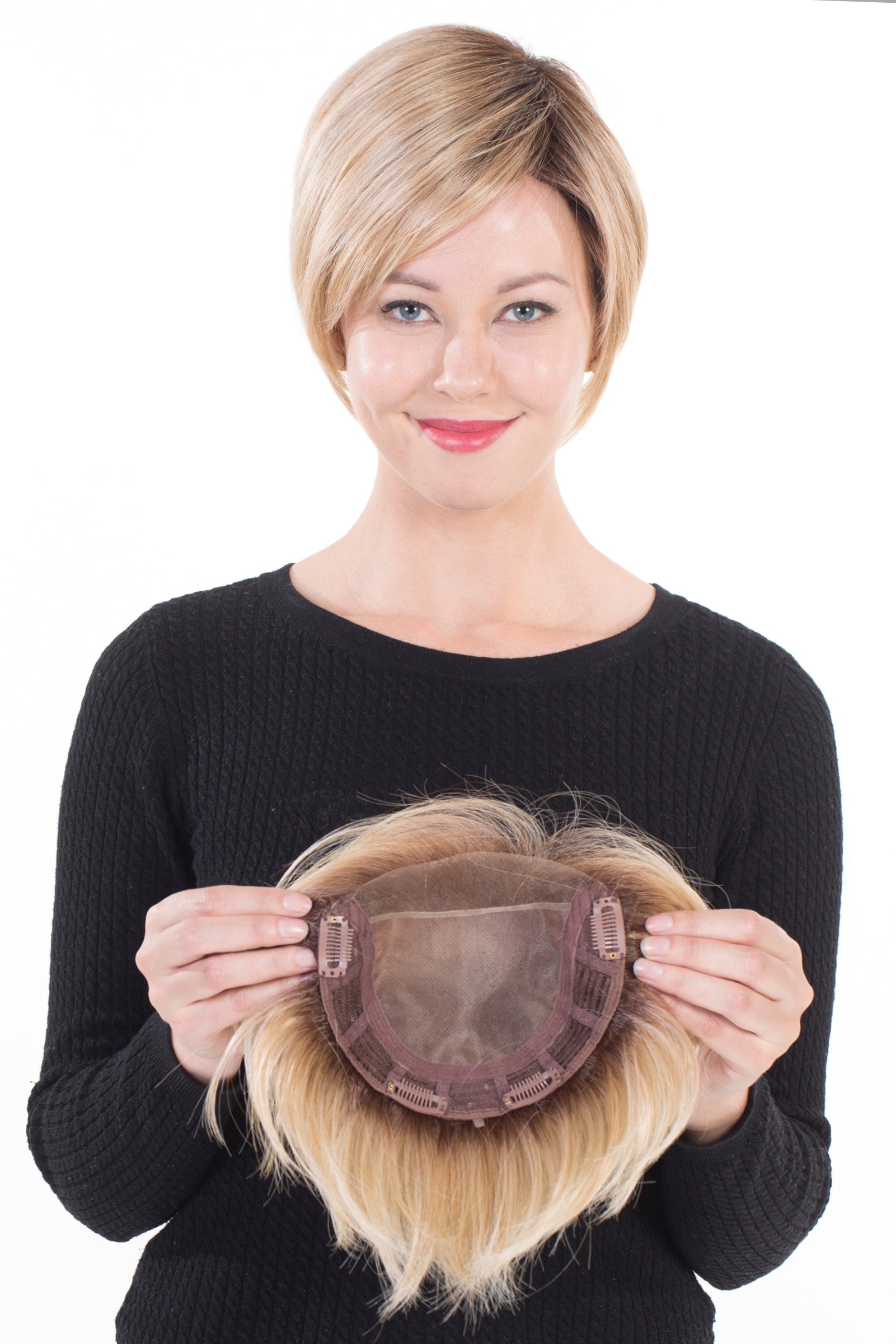 Lace Front Mono Topper 6" by Belle Tress • Topper Collection