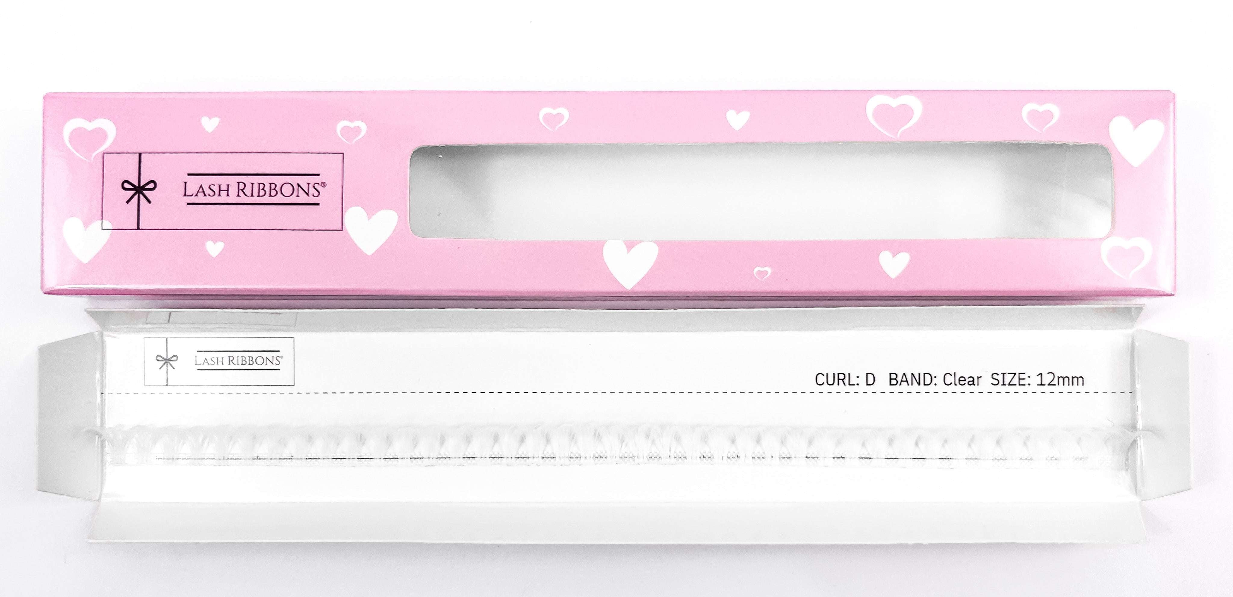 White 'D' Curl Lash Ribbons®