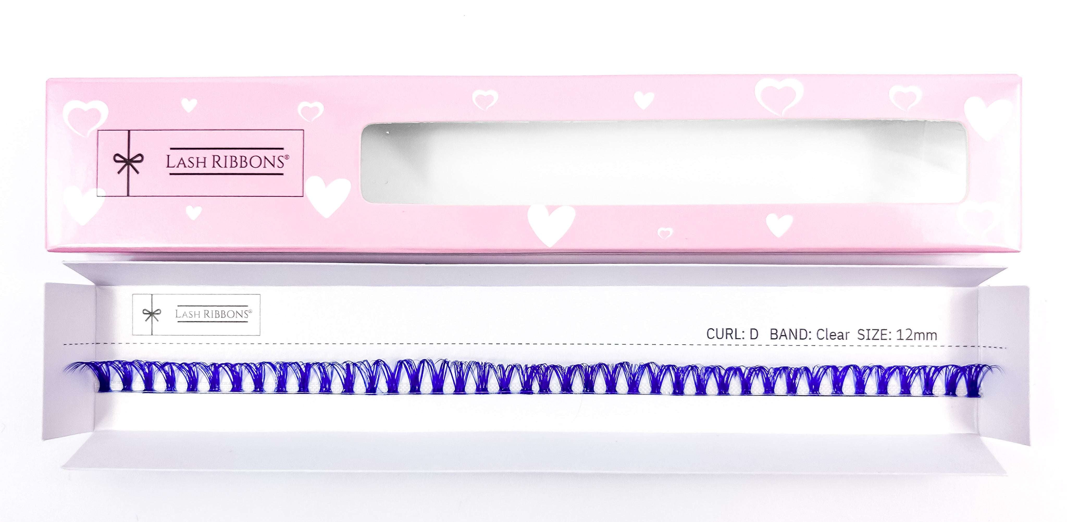 Dark Blue 'D' Curl Lash Ribbons®