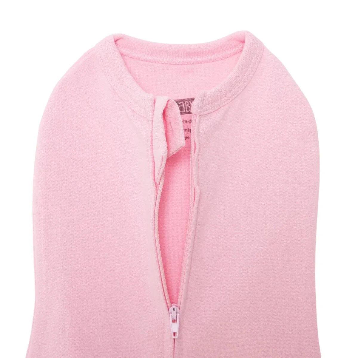 HelloBaby 100% Cotton 0-3 Months Swaddle Wrap Zip Fastening - Pink