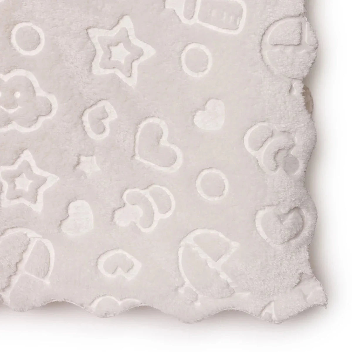 Little Dreams Unisex Plush Blankets - Ecru