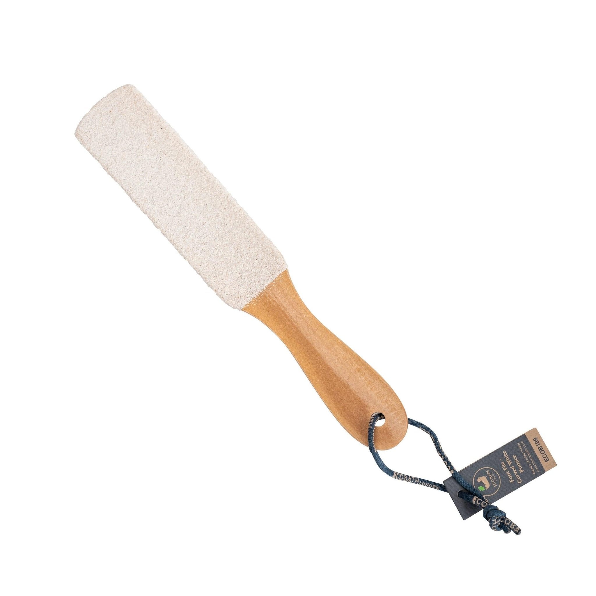 Eco Bath Foot File - Curved White Pumice