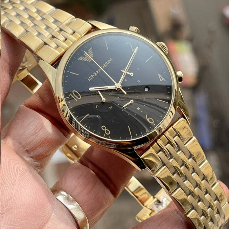 Emporio Armani AR1893 Classic Men's Gold & Black Watch