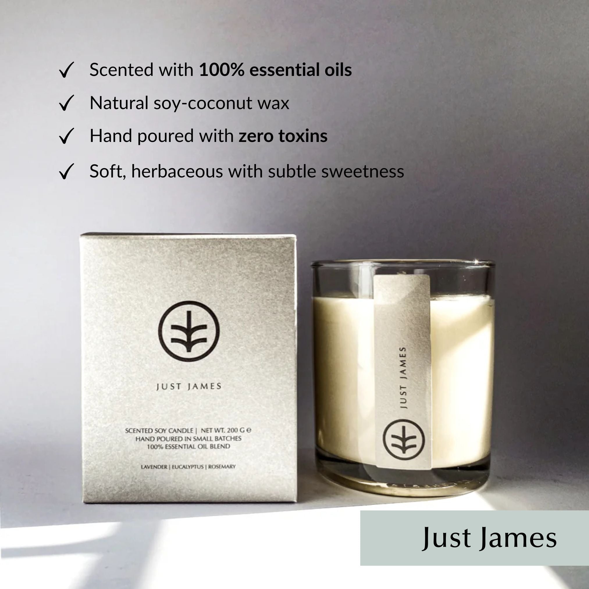 Non-Toxic Organic Candle (Hand Poured)