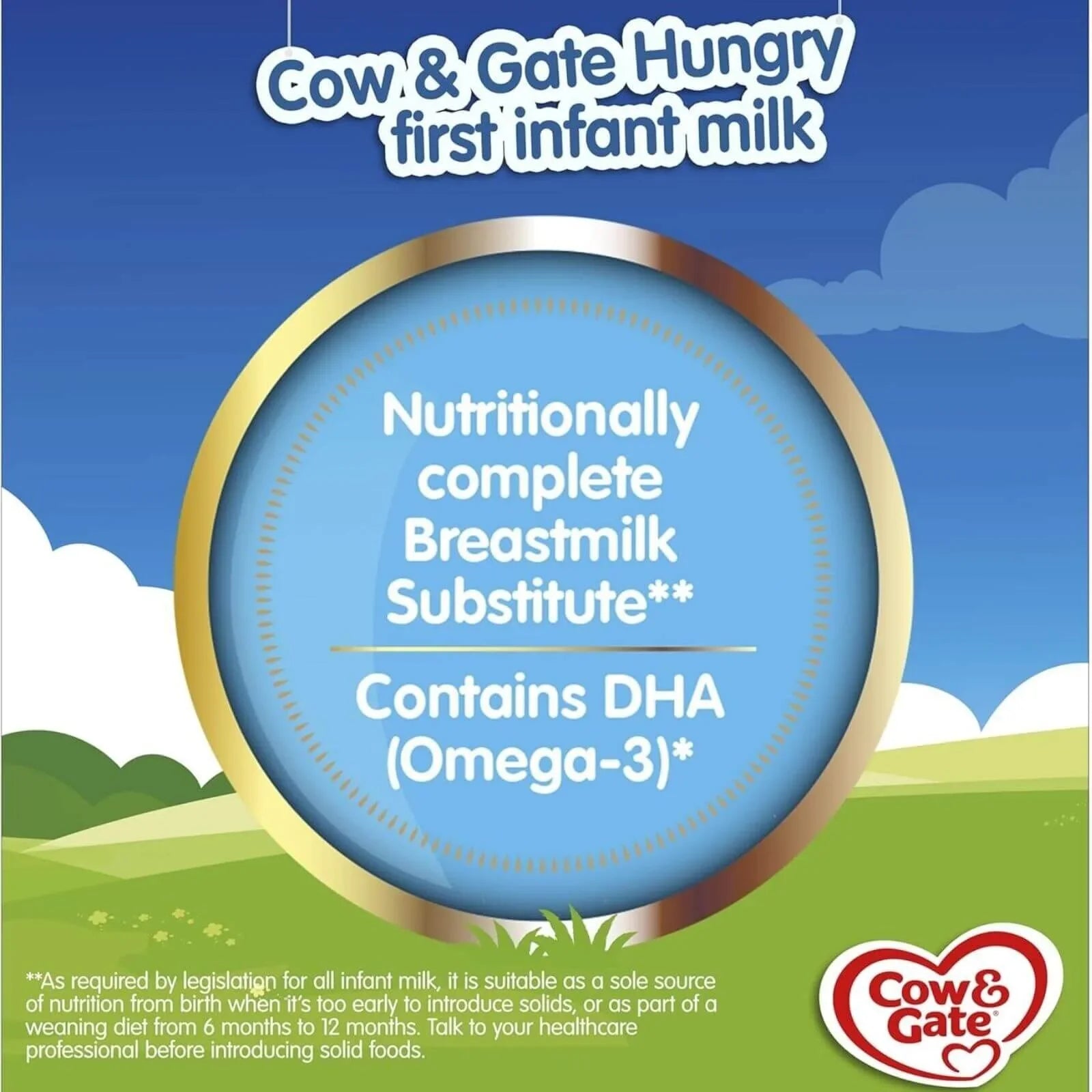 Cow & Gate 1 Hungry Baby Milk Formula 0-6 months 800g