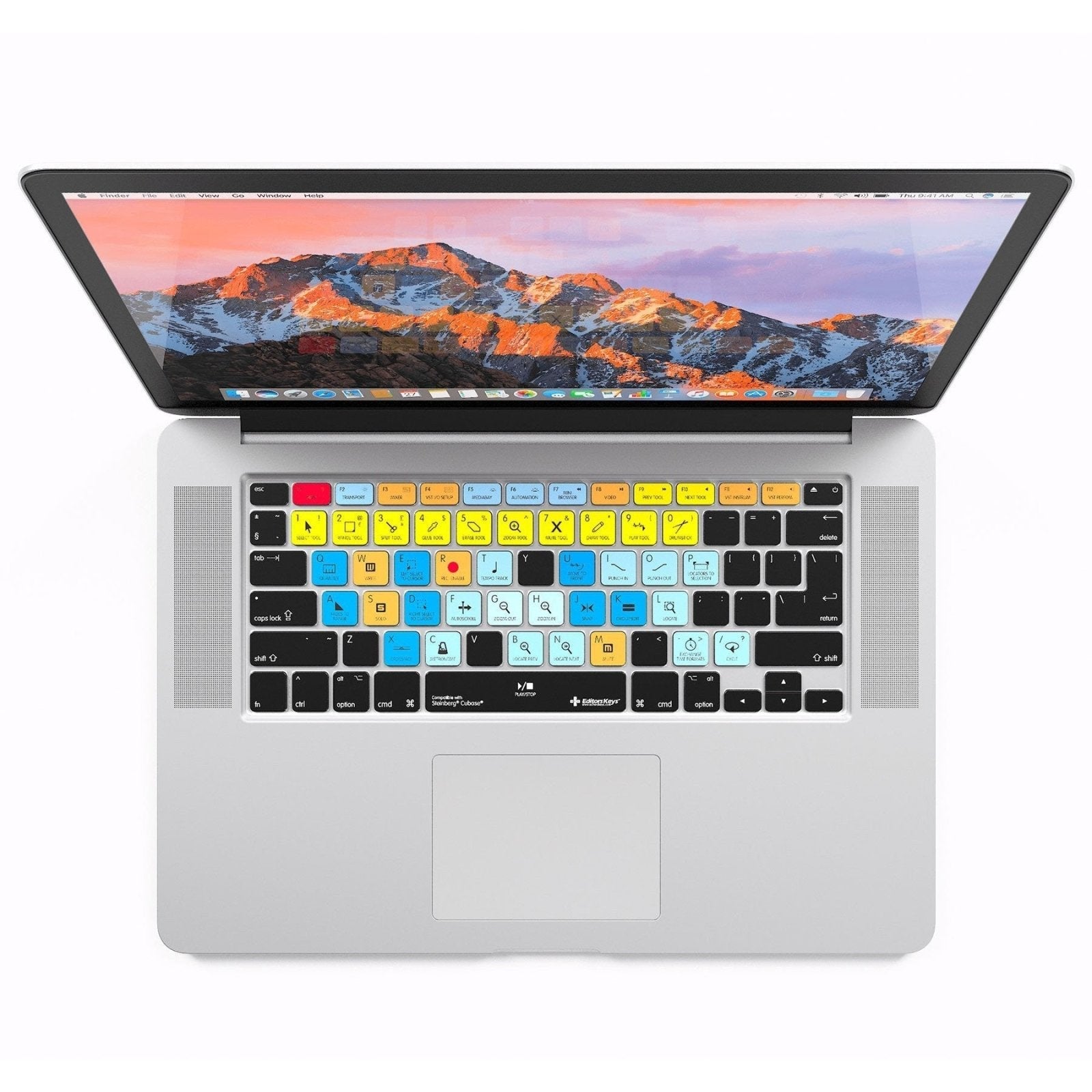 Keyboard Cover designed for Steinberg’s Cubase | for MacBook and iMac