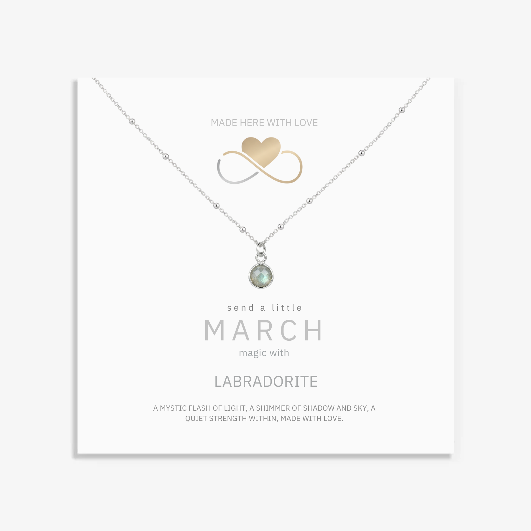 Labradorite Necklace March Birthstone