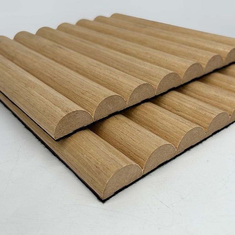Large Fluted Wall Panels in Vintage Sage Green - 240cm x 60cm