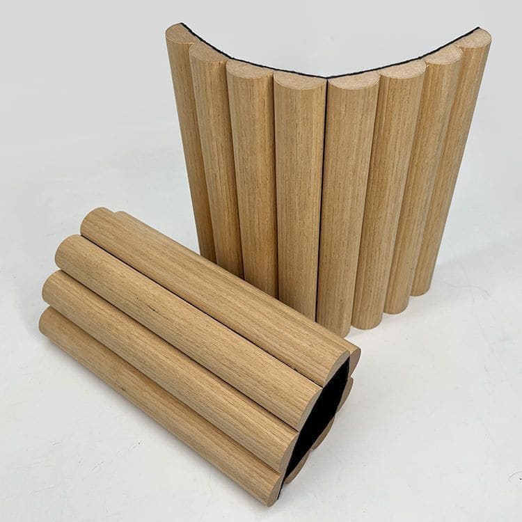 Large Fluted Wall Panels in Vintage Sage Green - 240cm x 60cm