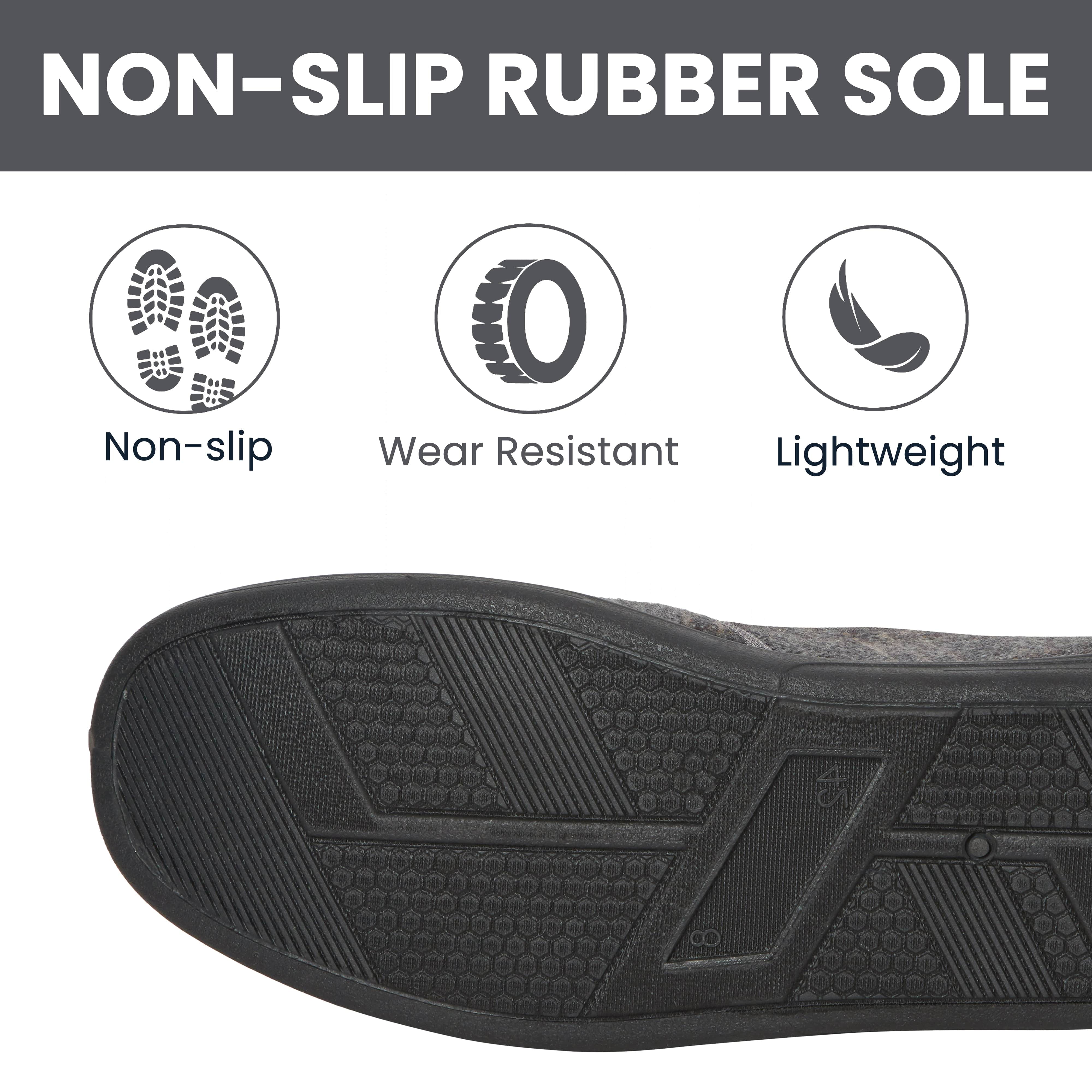 Men’s Checked Slippers Memory Foam Cushioned Soft Lining Warm Thermal Slip On House Shoes Pair for Indoor Use by Sock Stack