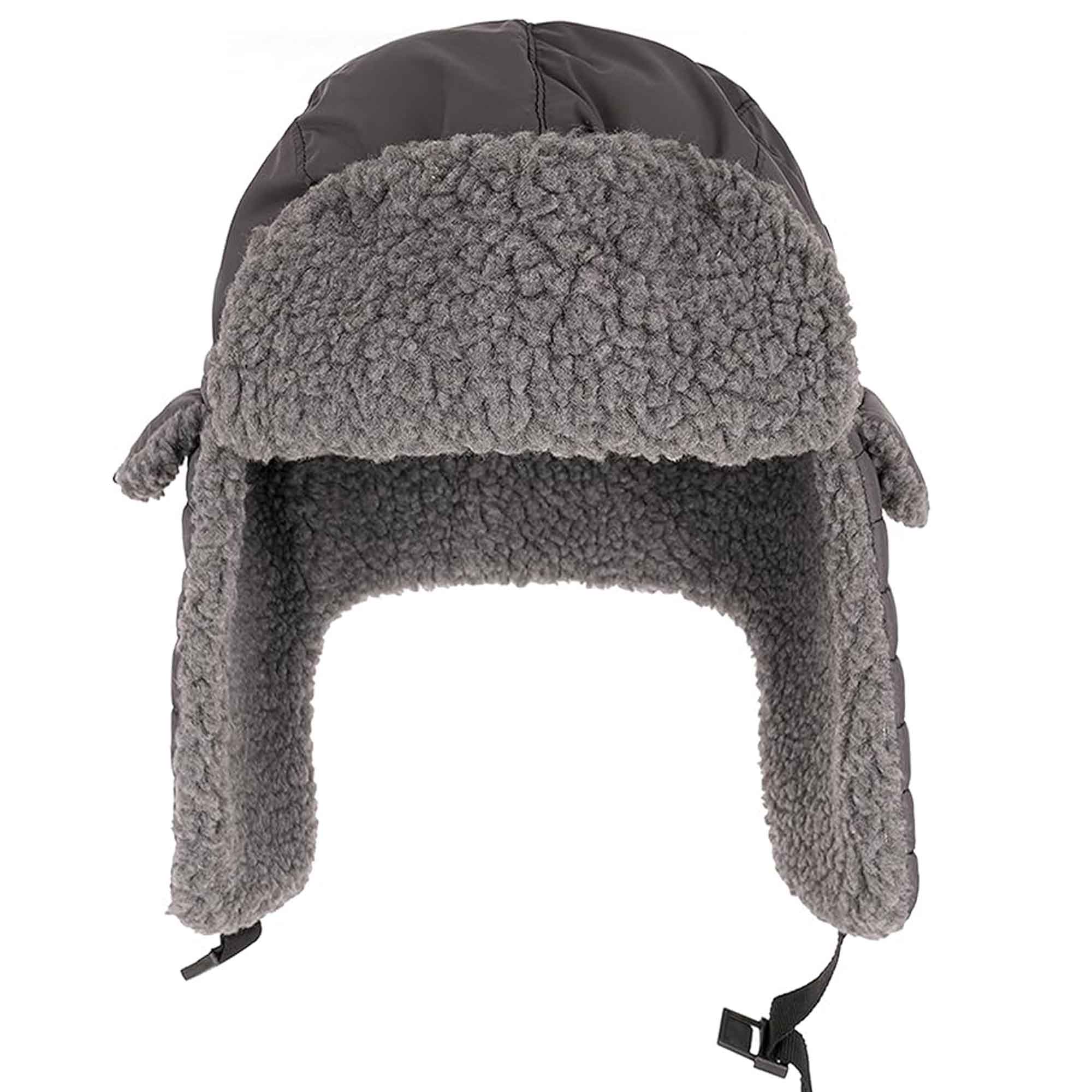Mens Ribbed Waterproof Trapper Hat with 3M Thinsulate Fleece Lining for Winter Warmth and Cold Weather Protection by Heatwave Thermalwear